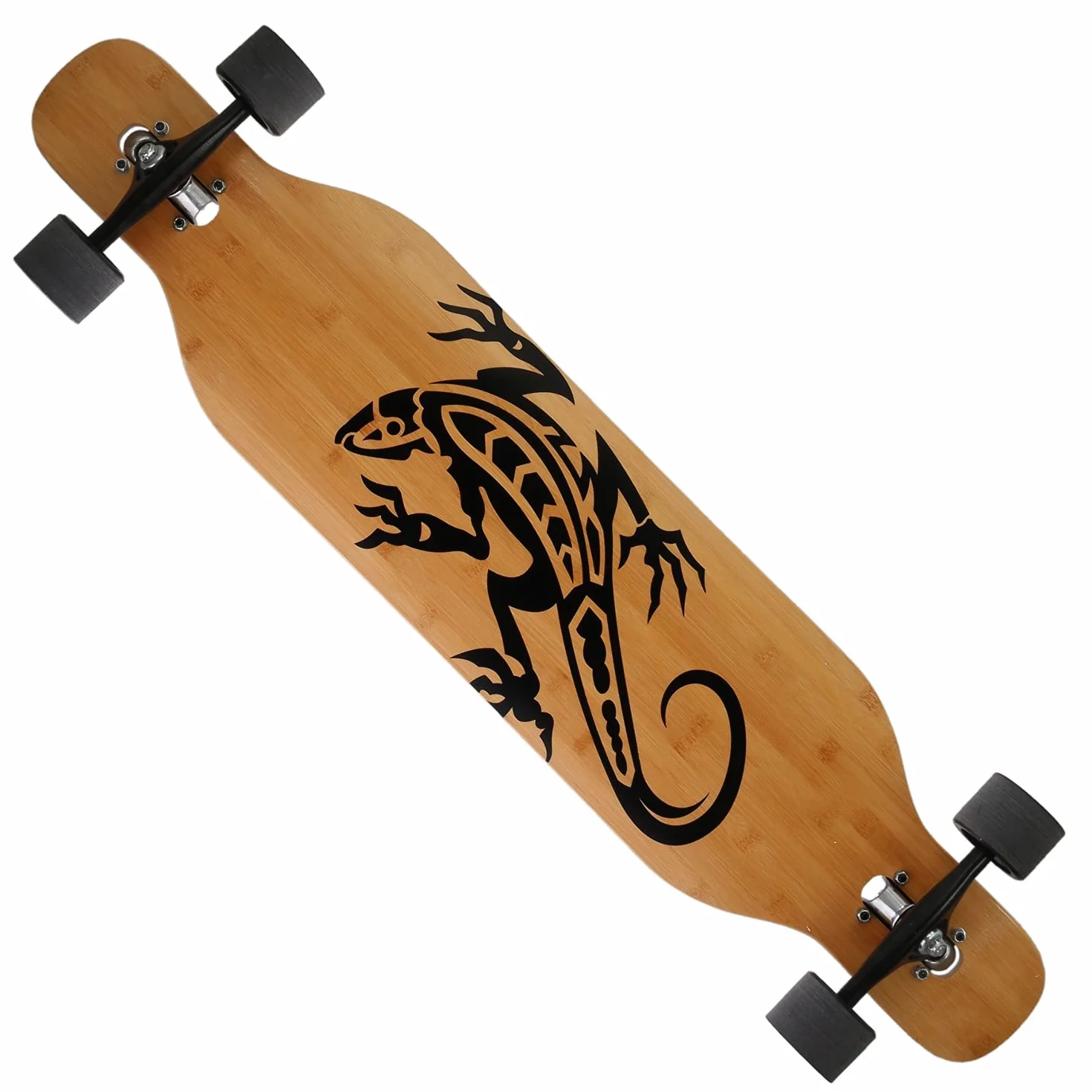 FunTomia Longboard Drop Through Cruiser 3 niveaux flexibles Roulement Mach1 Speed Outil en T