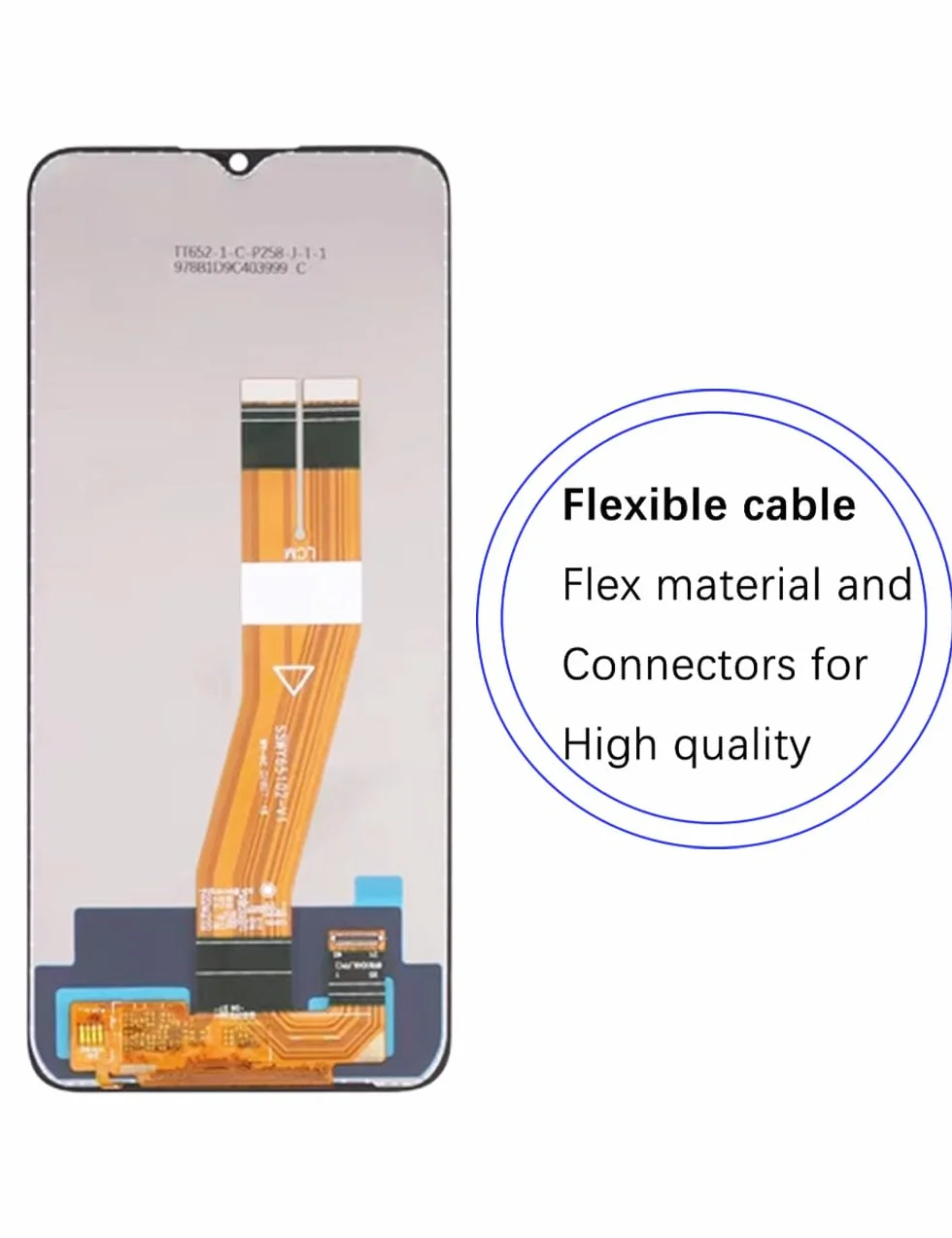 Écran pour Samsung Galaxy A03s A037F A037F/DS A037M Écran LCD de Rechange Assemblée réparation Kit(Non pour A037G)
