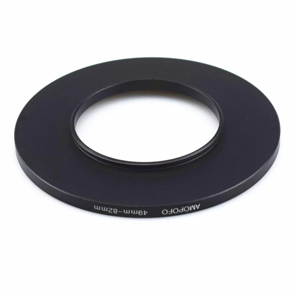 Bague de Filtre en métal de 49 à 82mm, Adaptateur de Filtre Step Up de 49 à 82mm - Bague d'adaptation pour Objectif d'appareil Photo avec Filetage de Filtre de 49 à Bague de Filtre de 82mm.
