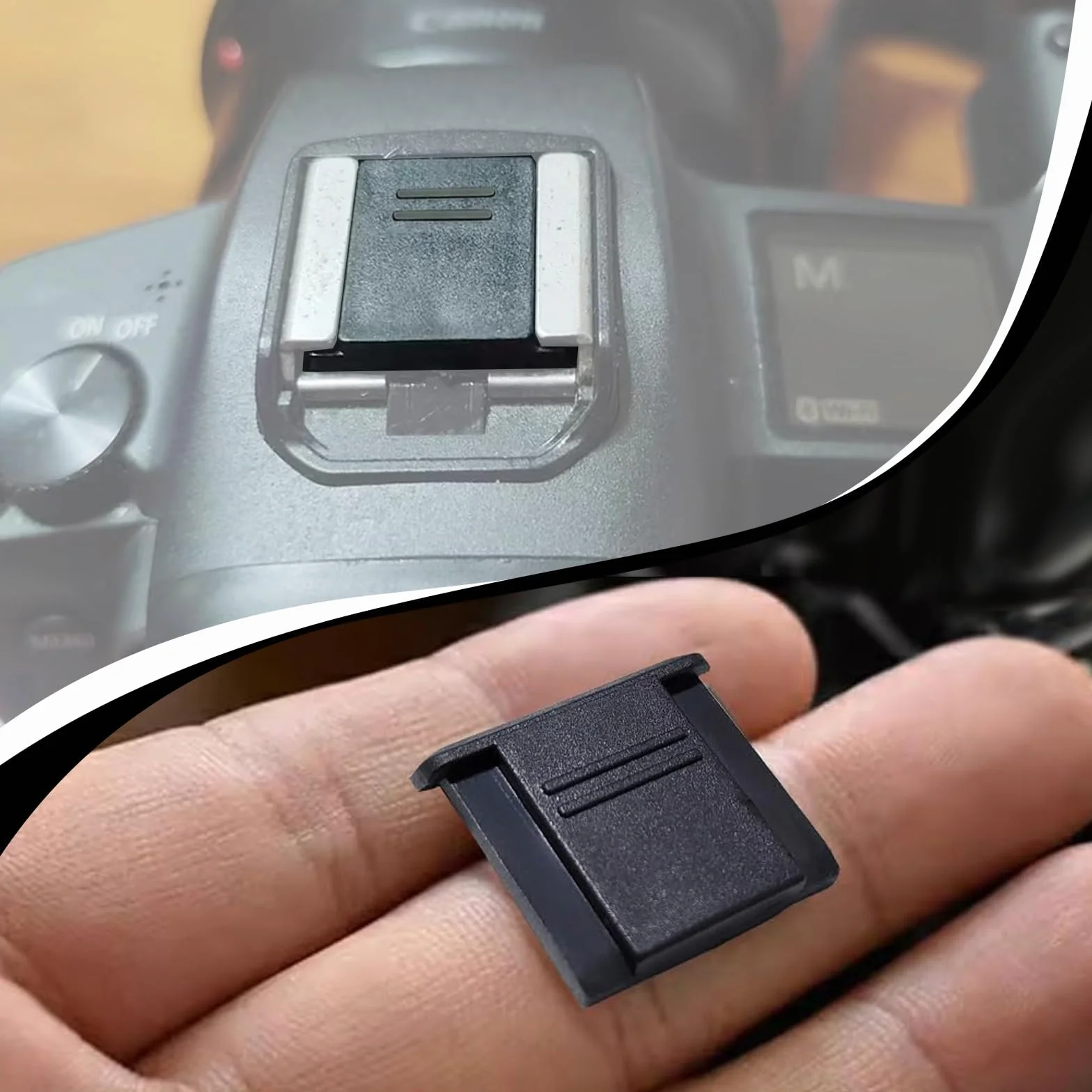 Couvre-griffe flash pour Nikon série Z, DSLR, Panasonic S5, GH5, Olympus OM-D & PEN – Compatible griffe ISO, résistant à la poussière et à l’humidité, lot de 4