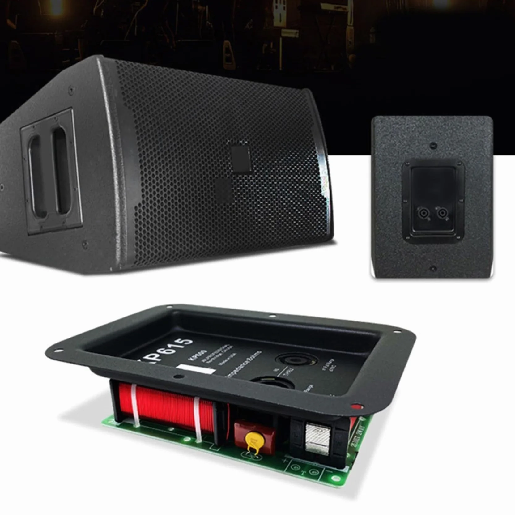 2X Diviseur Audio 2 Voies Module Diviseur de Fréquence de Croisement Treble HiFi Filtre de Croisement Carte Distributrice pour Haut-Parleur