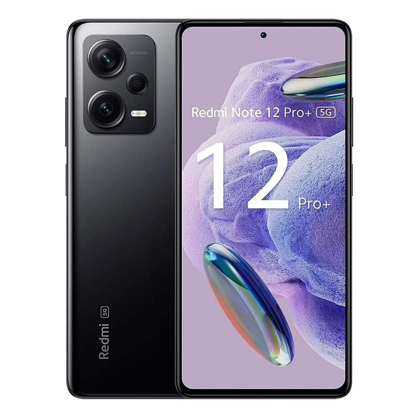 XIAOMI Redmi Note 12 Pro+ 5G 16,9 cm (6.67") Double SIM Android 12 USB Type-C 8 Go 256 Go 4980 mAh Noir Accessoires Non Inclus (Reconditionné)