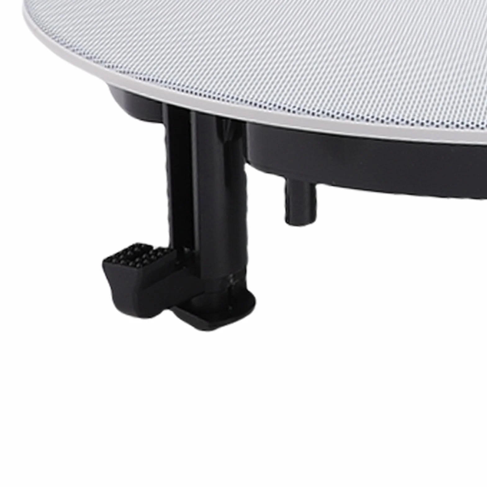 Sxhlseller Lot de 2 Grilles de Haut-Parleur de Plafond Rondes Magnétiques en Métallique avec Base de Montage en ABS, Finition Blanche Pouvant être Peinte, Diamètre Extérieur 280 Mm pour