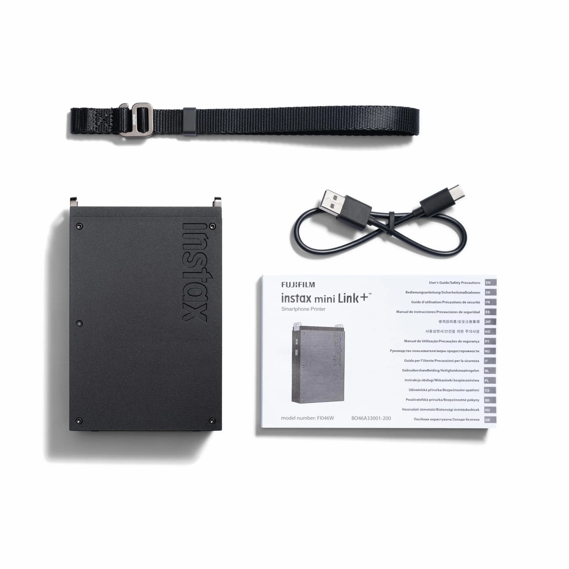 INSTAX Imprimante Photo pour Smartphone Mini Link+, connectivité Bluetooth, Options avancées de retouche Photo pour Smartphones iOS/Android, utilise des Films Mini (Vendus séparément)