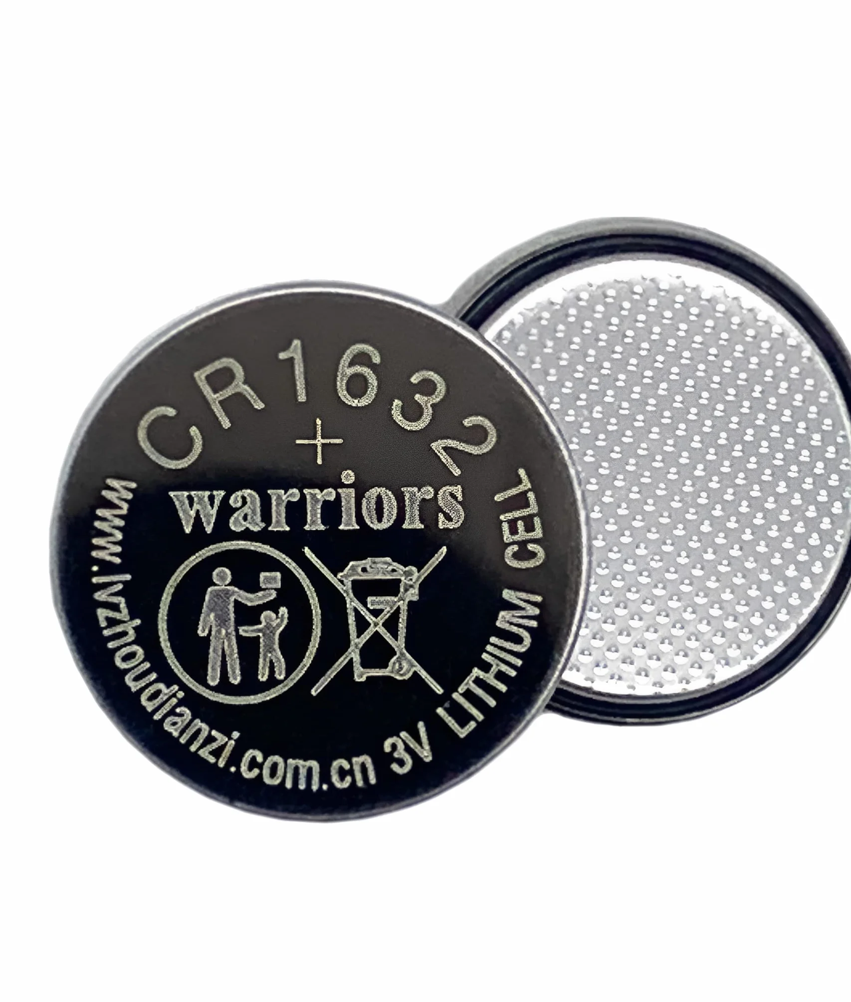 Warriors 5X Pile Piles 1632 CR1632 Bouton 3V,Emballage à l'épreuve des Enfants, Montres, télécommandes, Cartes mères d'ordinateurs, calculatrices