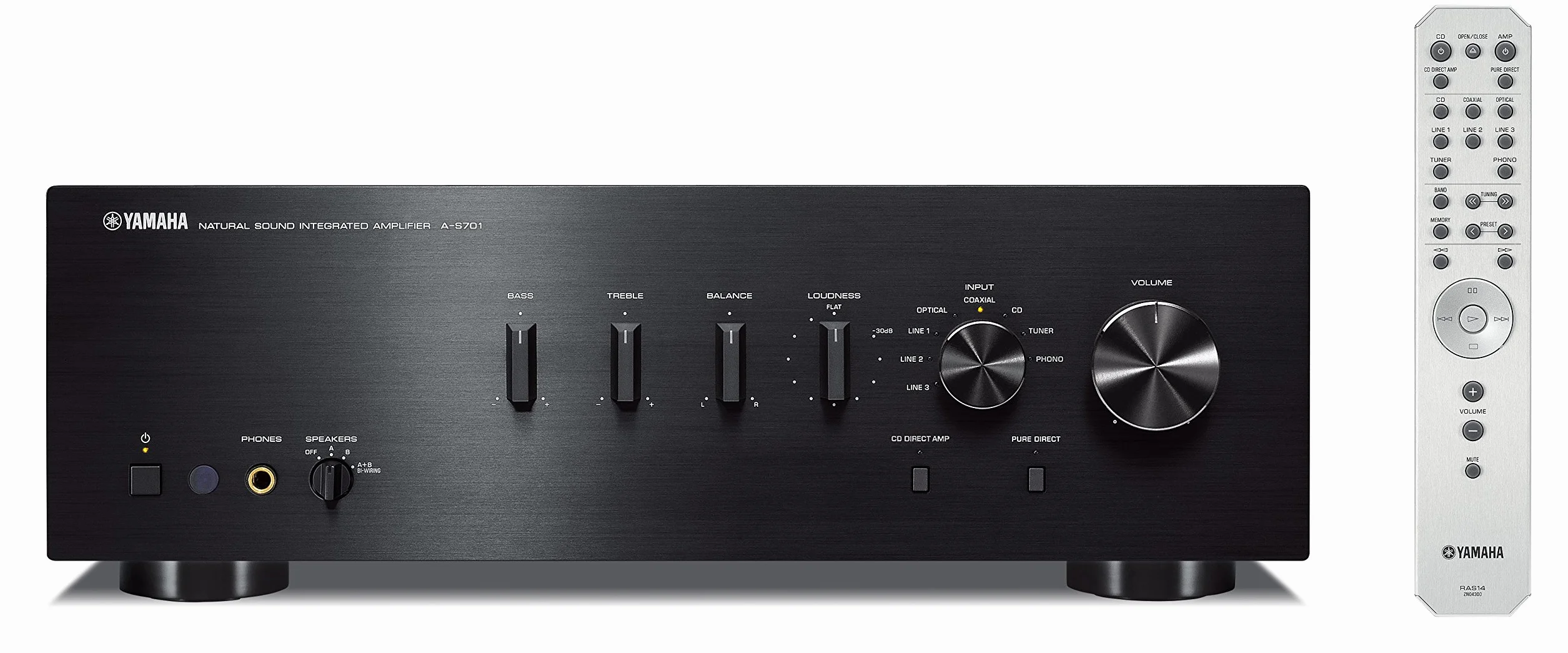 Yamaha A-S701 Amplificateur 2.0 160 W Noir
