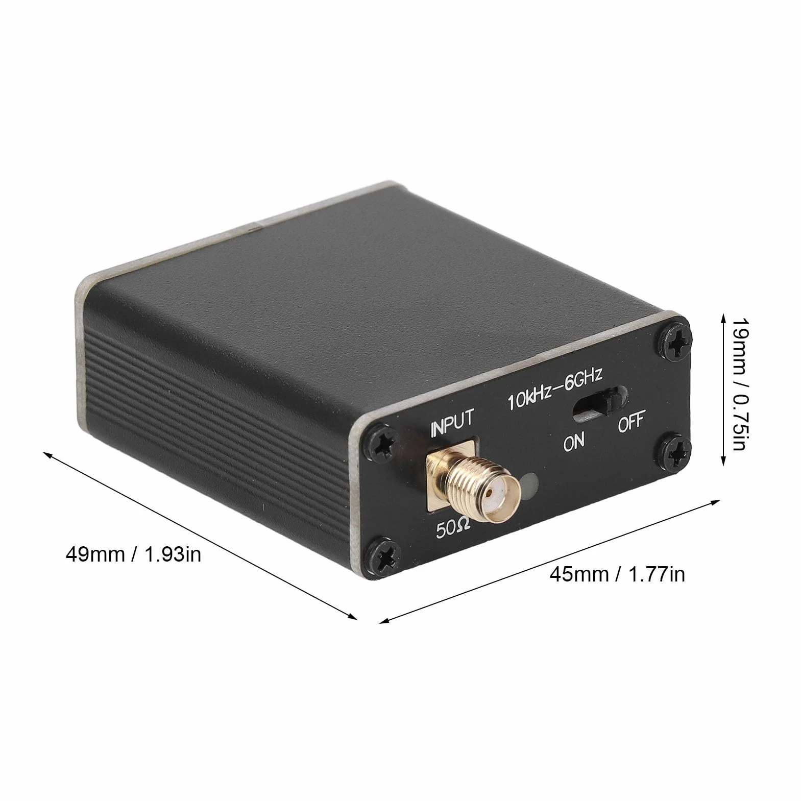 Amplificateur RF LNA Largeband 10k-6GHz 20 dB Gain 35 dBm IP3 pour Radio Amateur