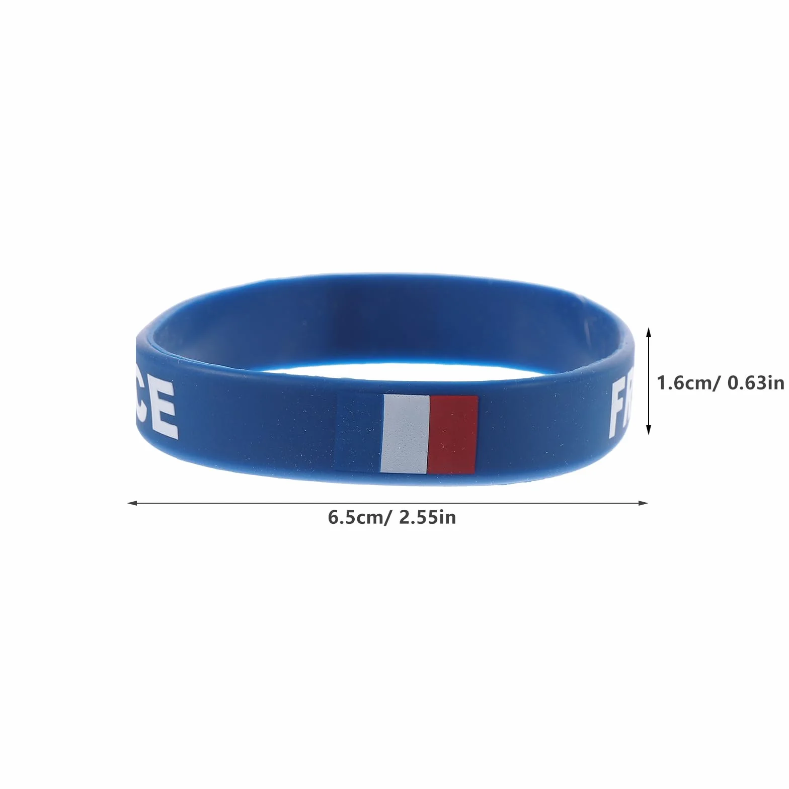 BESPORTBLE 5 Pièces Bracelet Cadeaux Drapeau Français Porte-clés Chaîne à Main