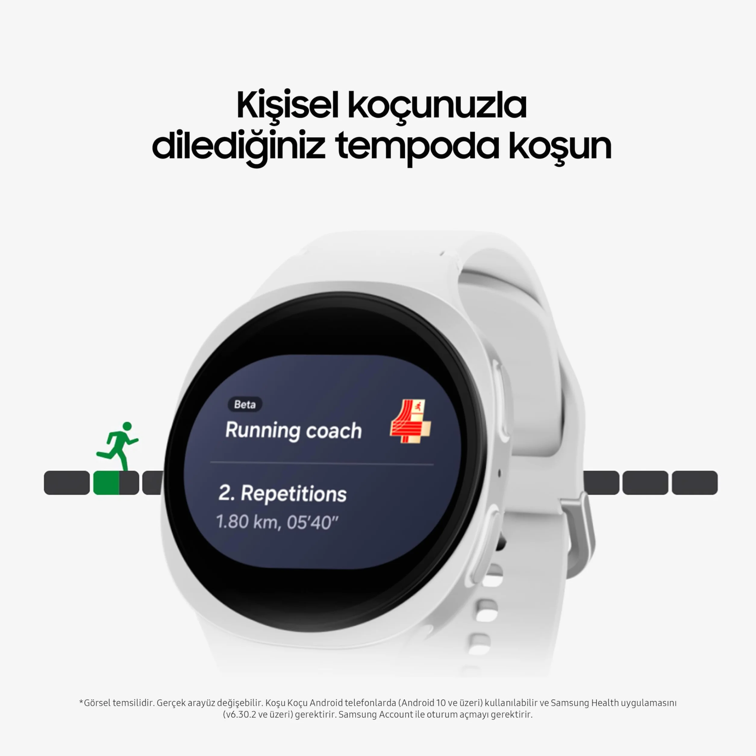 Samsung Galaxy Watch8 Silver Montre Intelligente Bluetooth 44 mm
