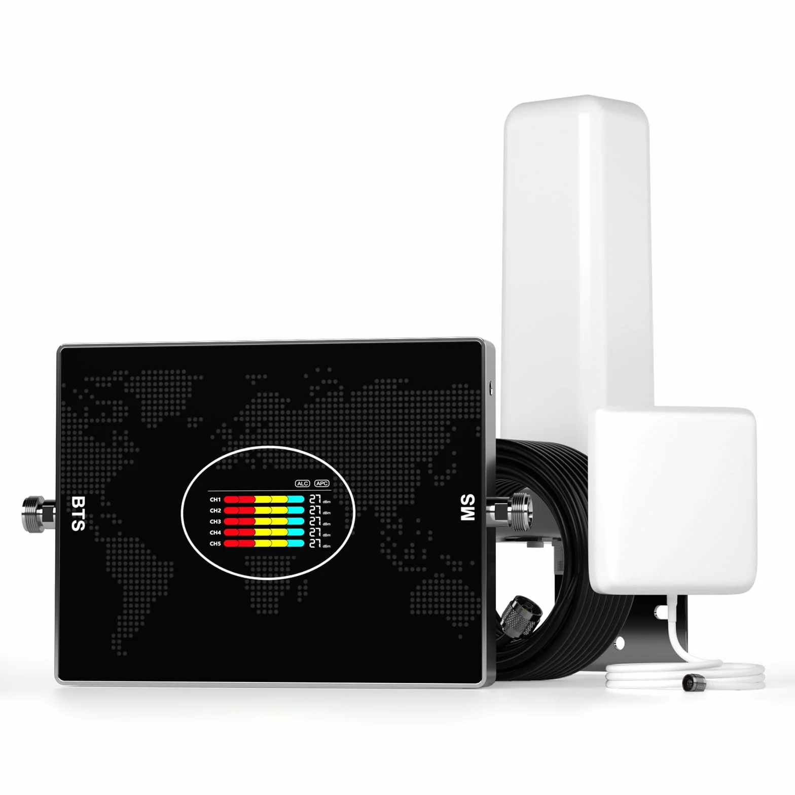 Amplificateur de Couverture 4G LTE pour Maison et Bureau, Amplificateur Signal Mobile Bandes 20/8/3/1/7 - Compatible avec Tous Les Opérateurs (Orange,SFR,Bouygues,Free)