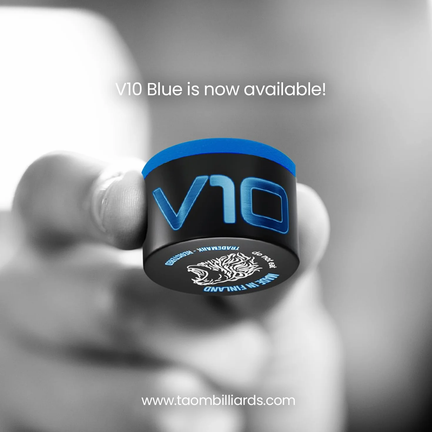 TAOM V10 Queue de billard Craie Bleue Boîte