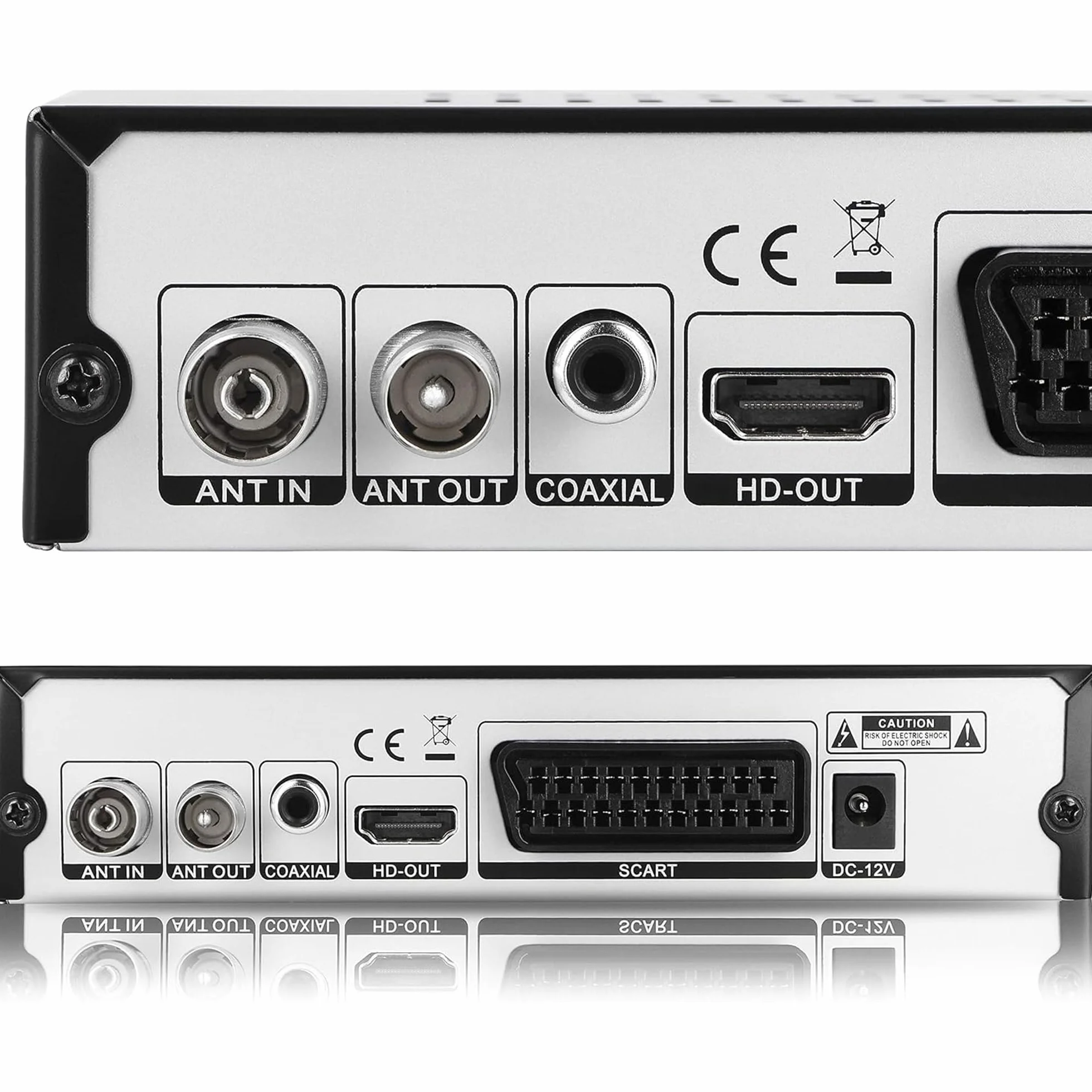 Strom 504 A+ Décodeur TNT Full HD -DVB-T2 - Compatible HEVC264 - (HDMI,Péritel, USB, Digital Plus) Noir