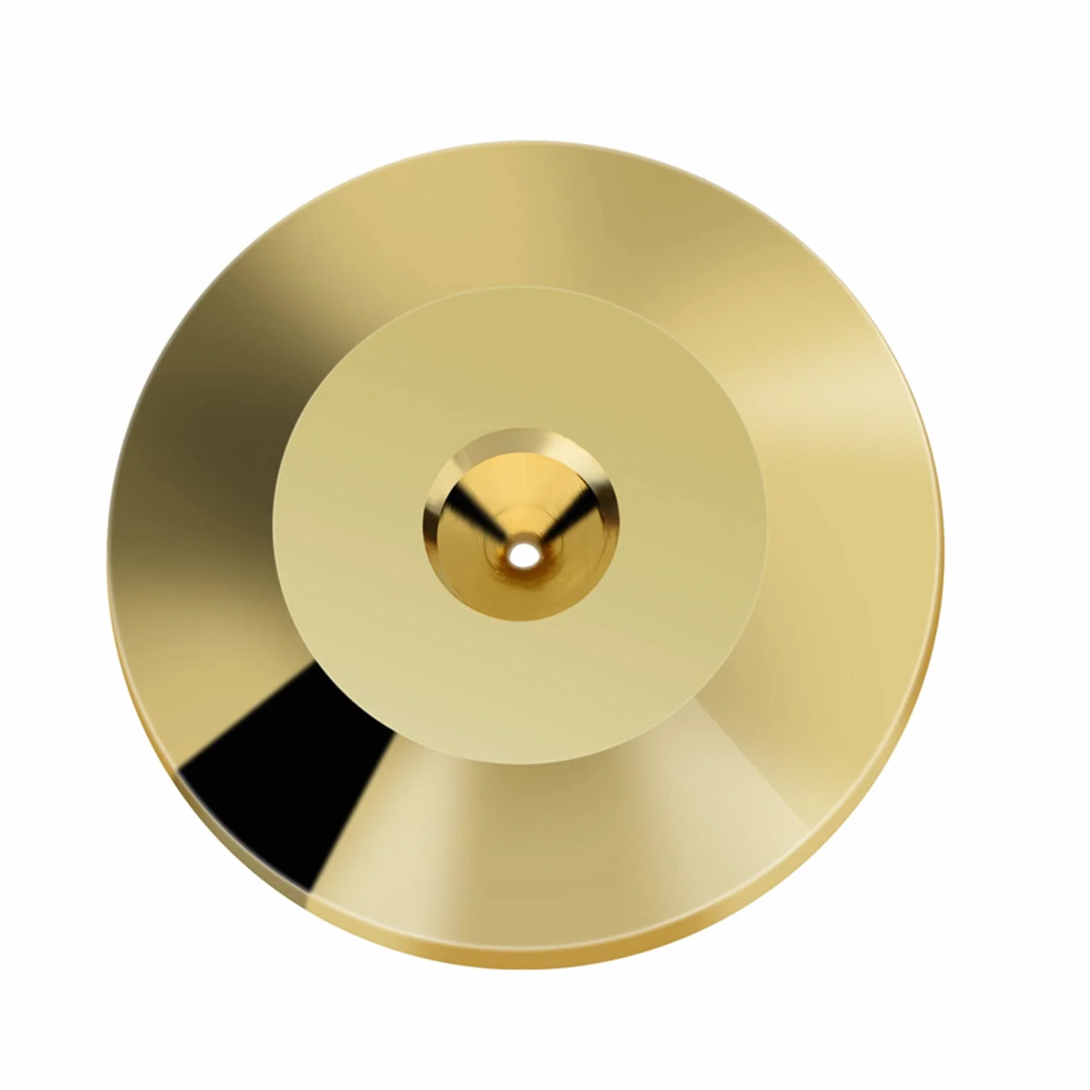 Lot de 8 pointes de haut-parleur en cuivre - Pieds de haut-parleur - Caisson de basses - Amortisseur - Pieds d'isolation - Support de haut-parleur pour appareils Hi-Fi, lecteur CD, platine