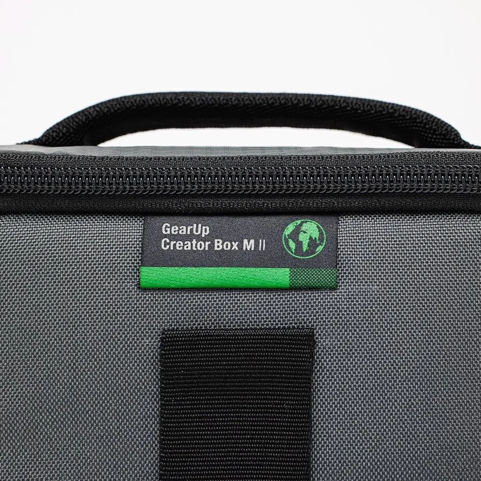 Lowepro GearUp Creator Box Medium II Sac Appareil Photo sans Miroir Reflex Numérique Accès Rapide Tissus Recyclés Gris