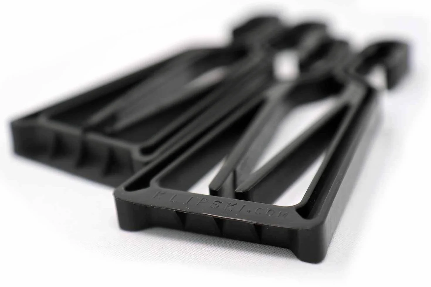 KlipSki Porte-Skis et bâtons Noir – Paire, Rapide et Simple