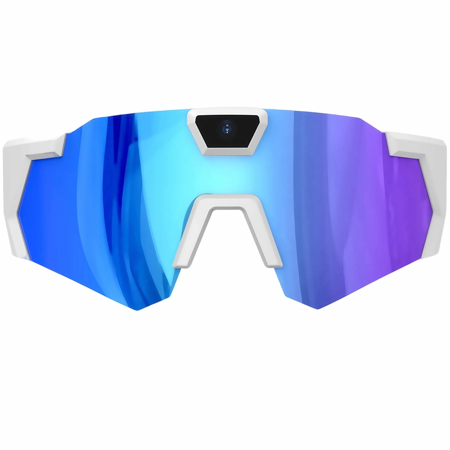Lunettes avec Caméra 4K | Lunettes De Sport HD-POV avec Caméra Intégrée | Lunettess de Soleil Vidéo avec Caméras, Audio Et Vidéo, pour Le Cyclisme, Course À Pied, Ski Et Les Vlogueurs