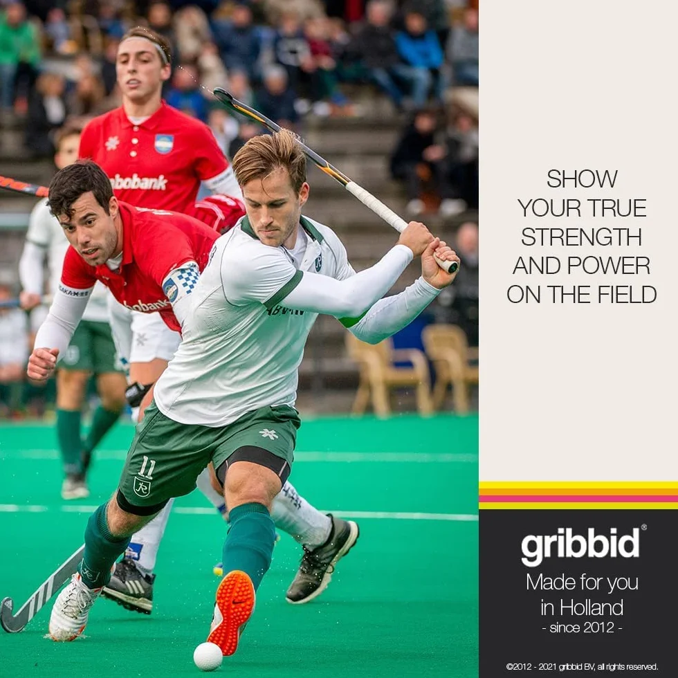 The Original Dutch Chamois Hockey Grip, Doux et Absorbant, Blanc ou Jaune, Multipack ou 1-Pack