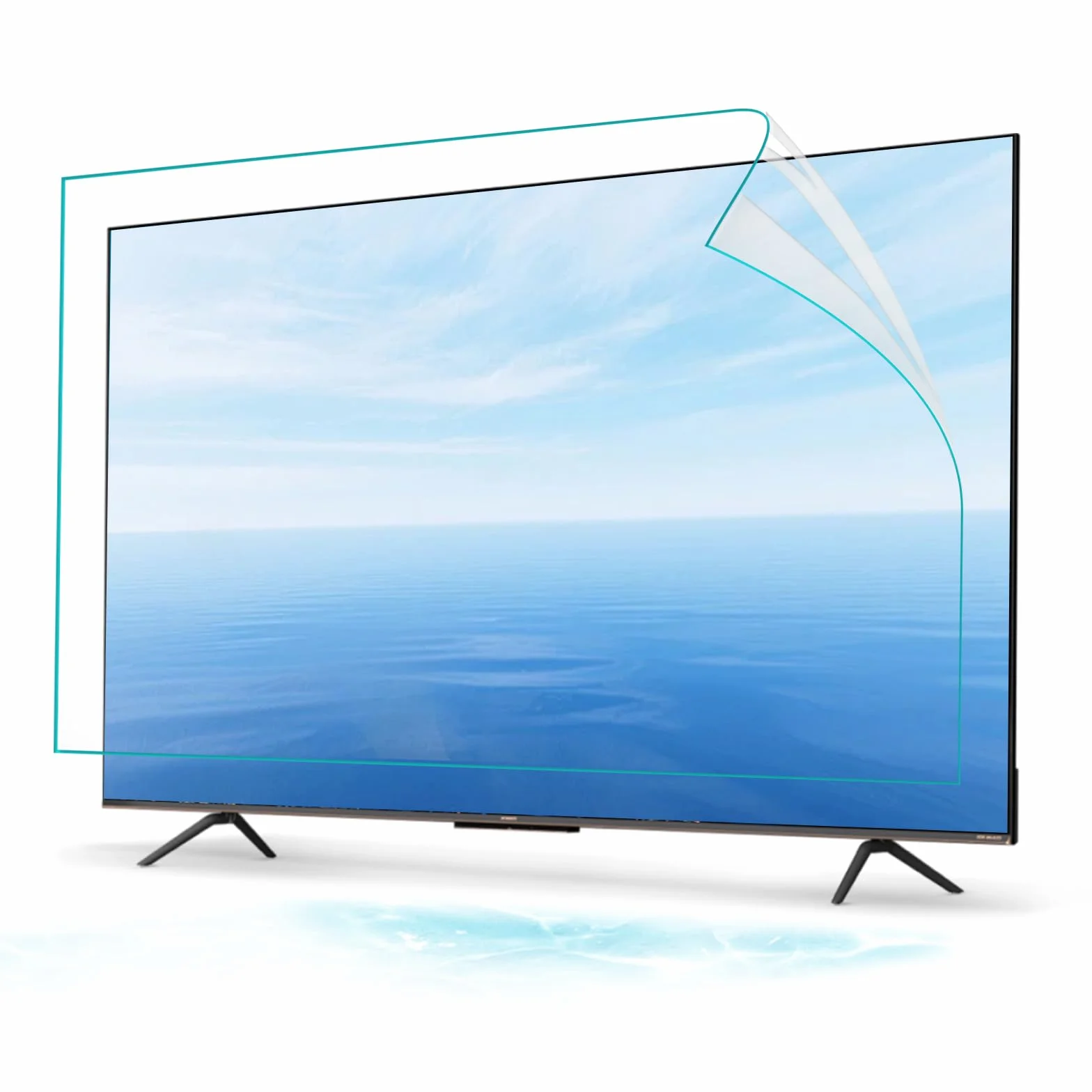 Protecteur d'écran TV 75 Pouces Anti-reflet Anti-UV Film Mat givré Protection des Yeux 1645x930mm