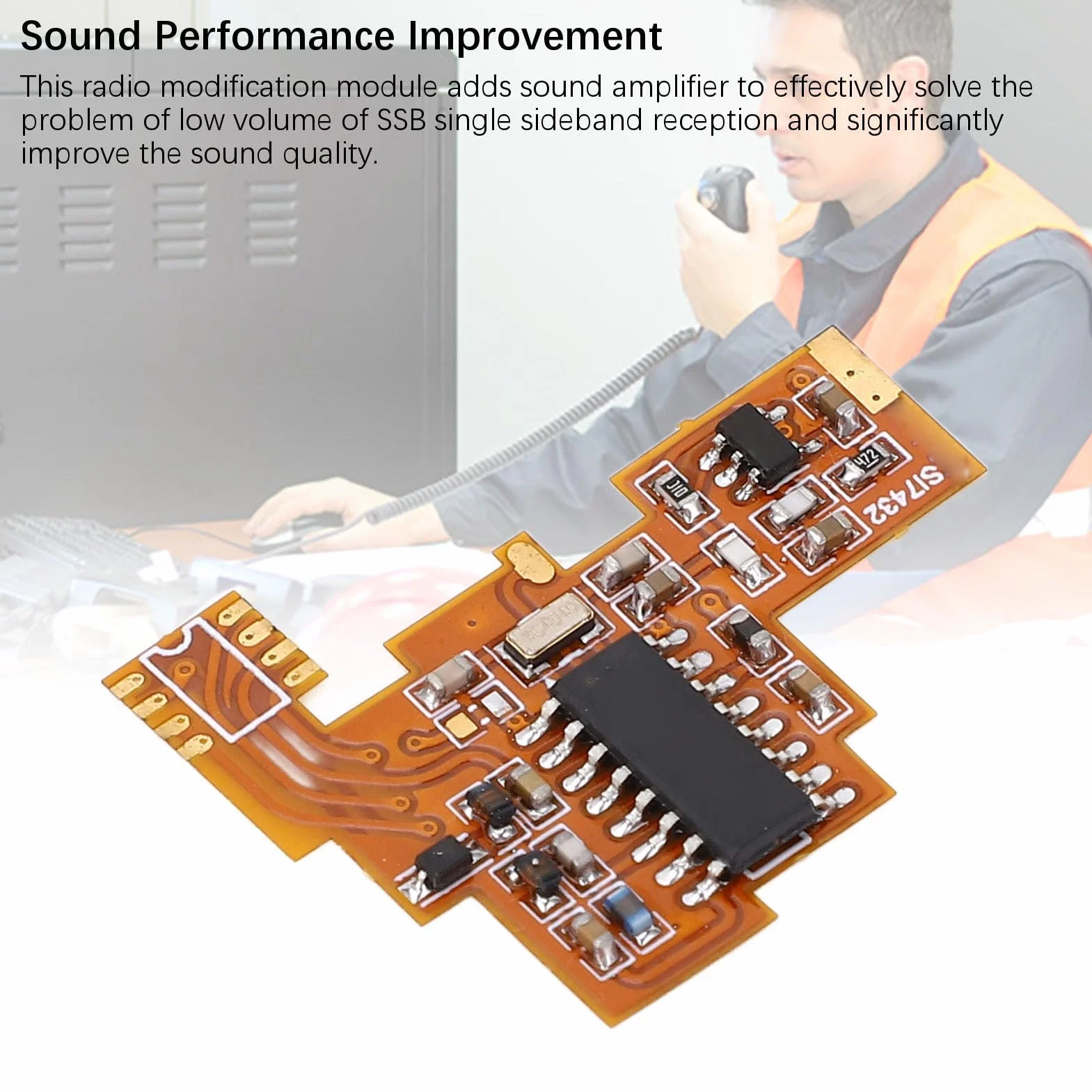 Quansheng UV K6 UV K5 Module de Modification Radio 2 Voies avec Puce SI4732, Carte Souple FPC 0,12 mm
