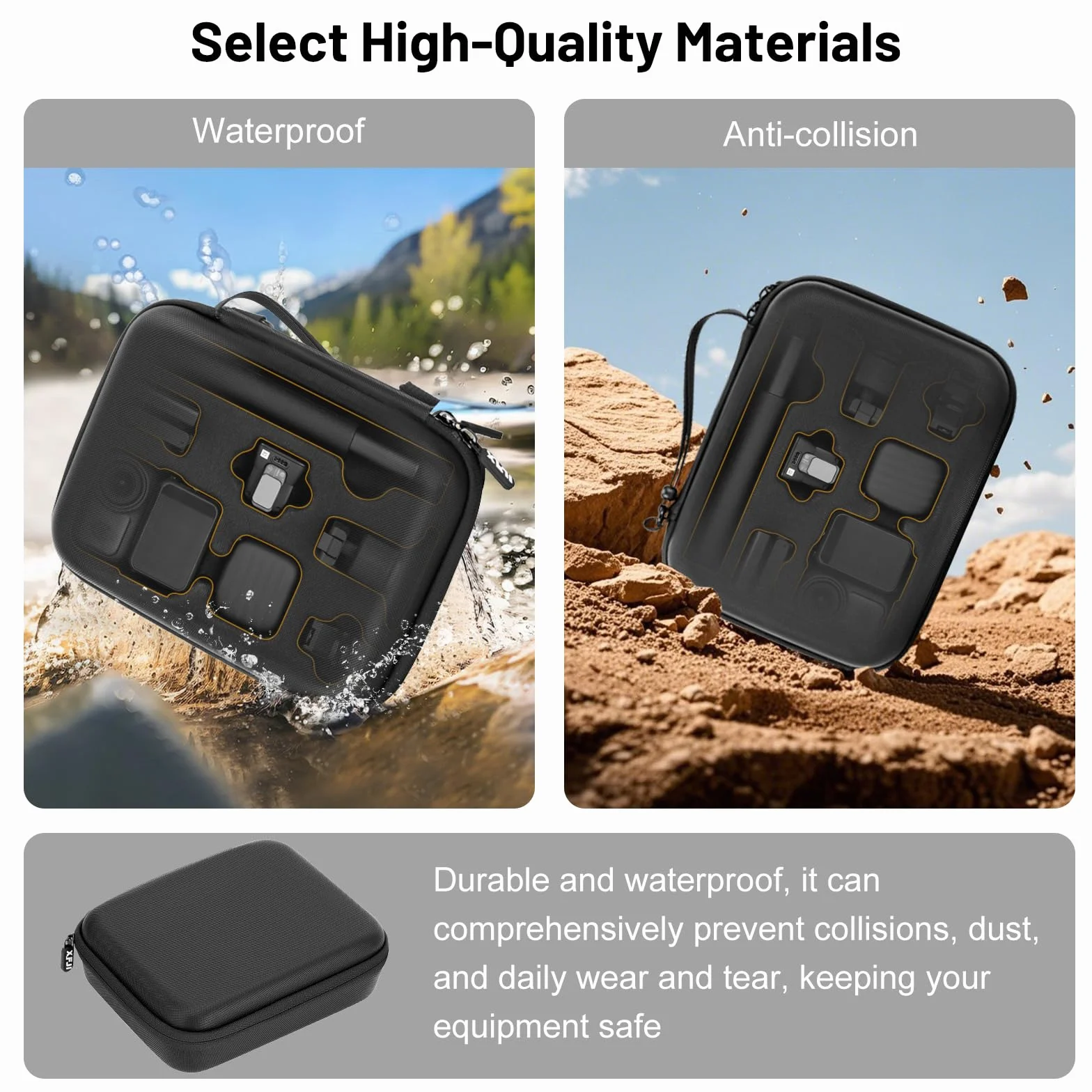 Étui de Transport Sac pour DJI Osmo Nano, Accessoires de Voyage pour Caméra Protection