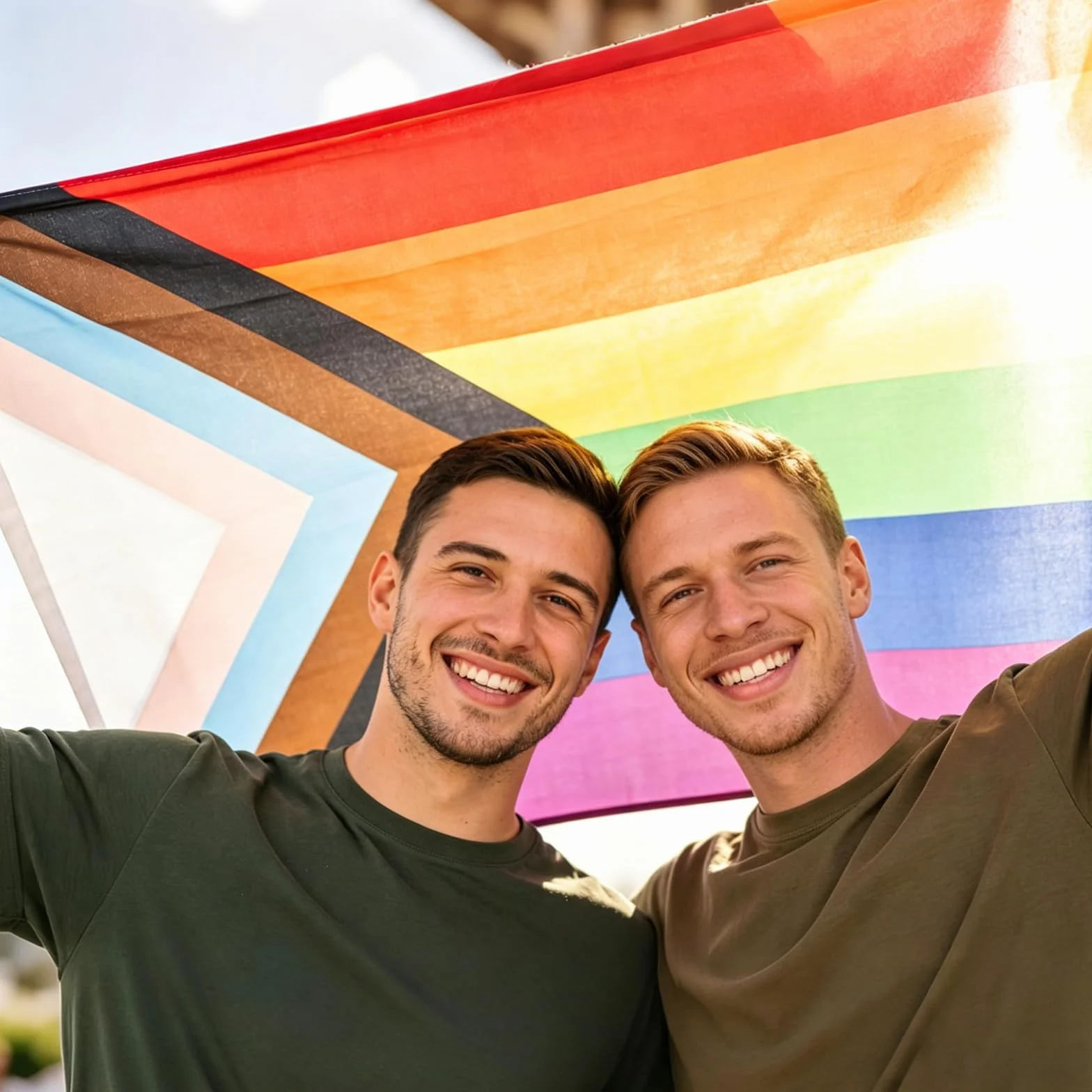Drapeau LGBT Pride 90x150cm Lot de 2 Arc-en-Ciel Polyester Résistant Imperméable UV Intérieur Extérieur