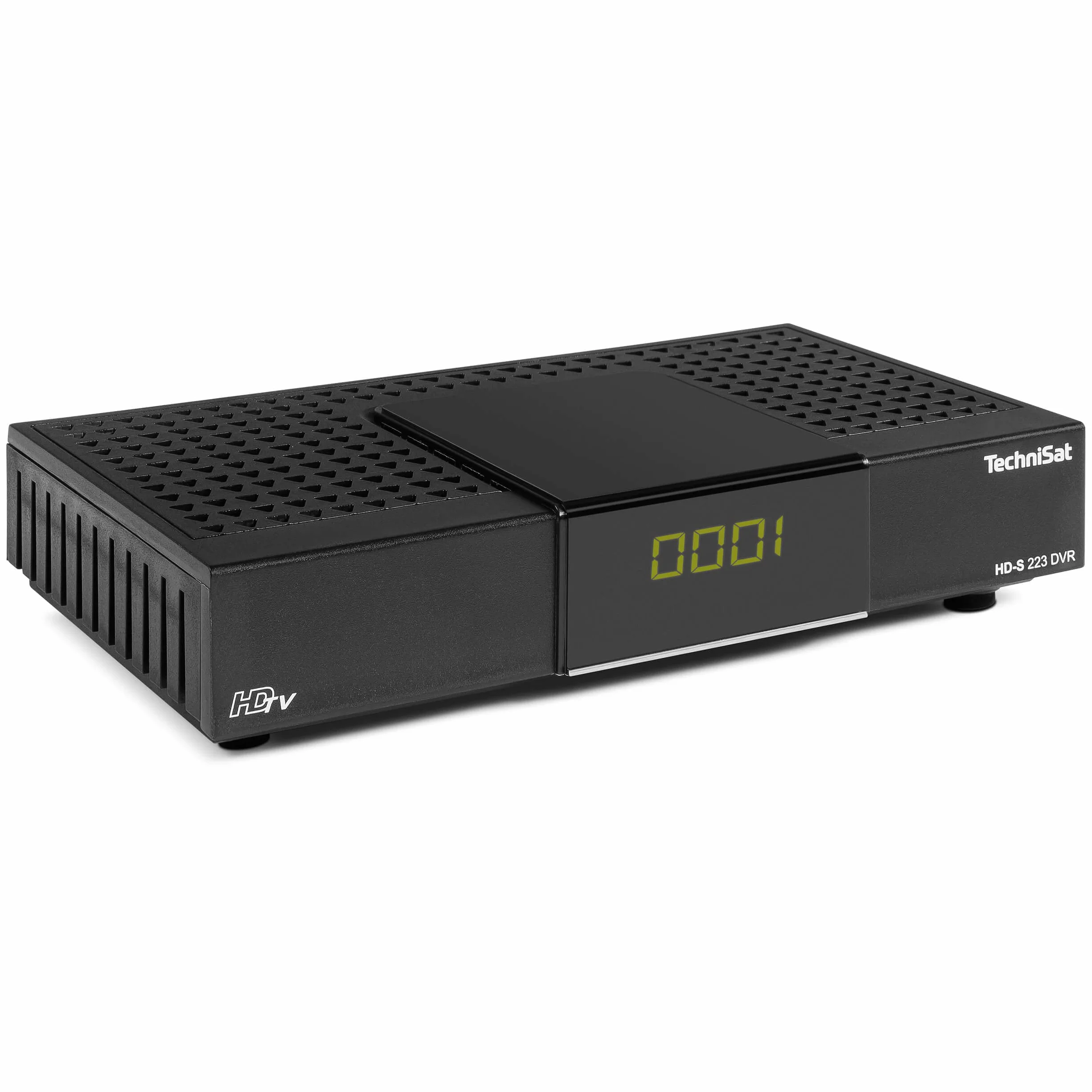 TechniSat HD-S 223 DVR - Récepteur Satellite HD Compact avec Fonction d'enregistrement USB (Sat DVB-S2, HDTV, HDMI, Lecteur multimédia USB, liste de programmes, Mise en Veille, Prise en Charge EPG de