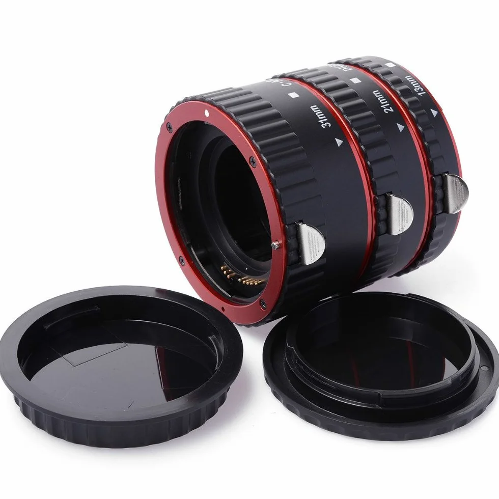 Macro Tube d'extension D & F pour objectif Canon EOS EF/EF-S mise au point automatique