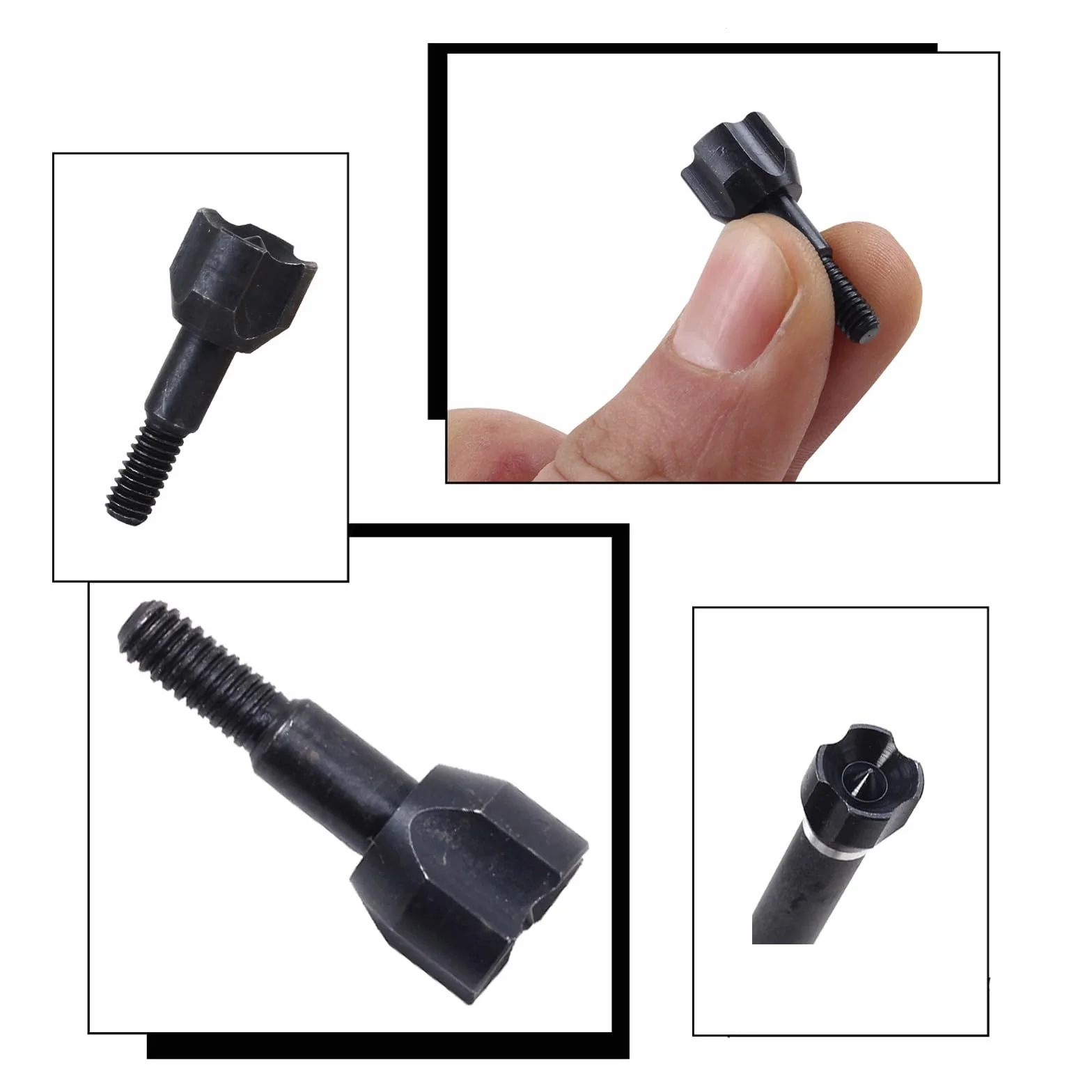 Lot de 12 marteaux à pointe émoussée 125 grains avec étui pour chasse et pratique terrain