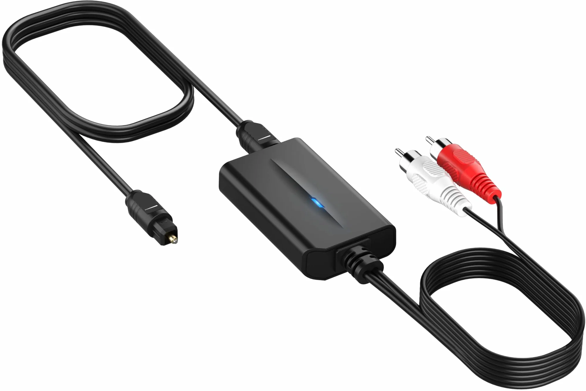 192 kHz DAC Convertisseur Audio Numérique vers Analogique Optique SPDIF Coaxial Toslink vers RCA Adaptateur Stéréo L/R RCA Jack 3,5mm