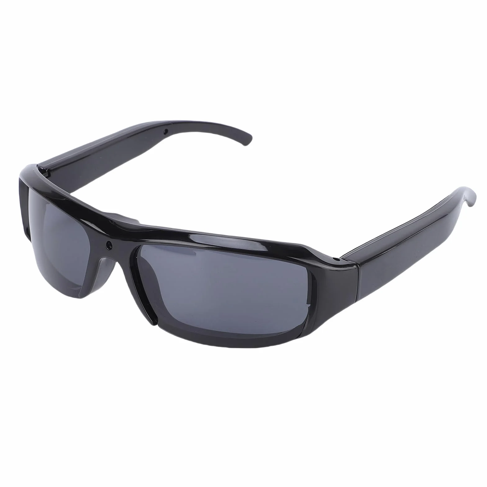 Zunate Lunettes de Soleil avec Caméra 1080P, Lunettes de Caméra d'action de Sport avec Objectif Grand Angle, Photo en Un Seul, Vidéo Double, pour Les Voyages à Vélo
