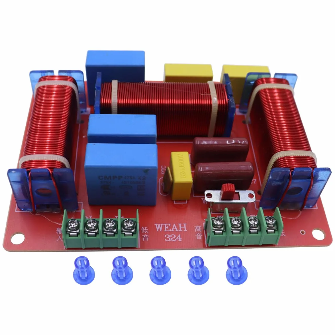 Filtre de haut-parleur HiFi 3 voies 400 W réglable 4-8 ohms Diviseur de fréquences