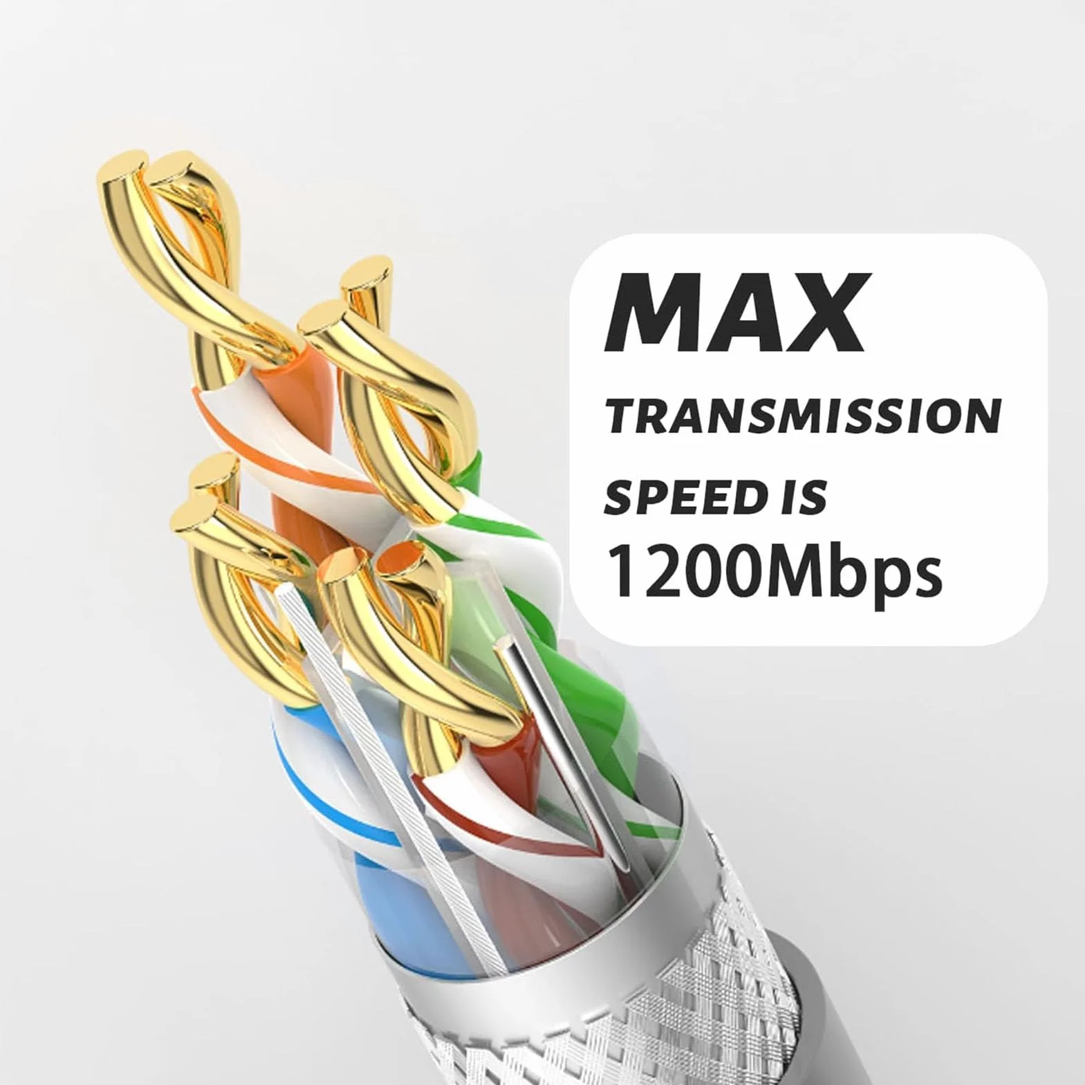 Kit Internet Starlink Câble de Remplacement Satellite 30 Pieds pour Satellite Rectangulaire Starlink V2, Extension de Câble Starlink pour Fil Starlink V2