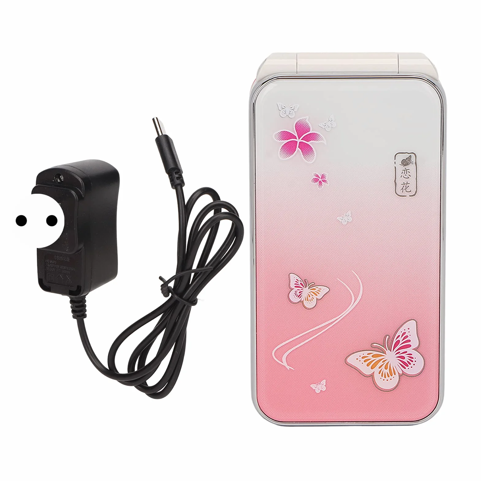 Téléphone à Clapet N509 2G Double SIM 2,4 Pouces 6800 mAh Grandes Touches Prise UE