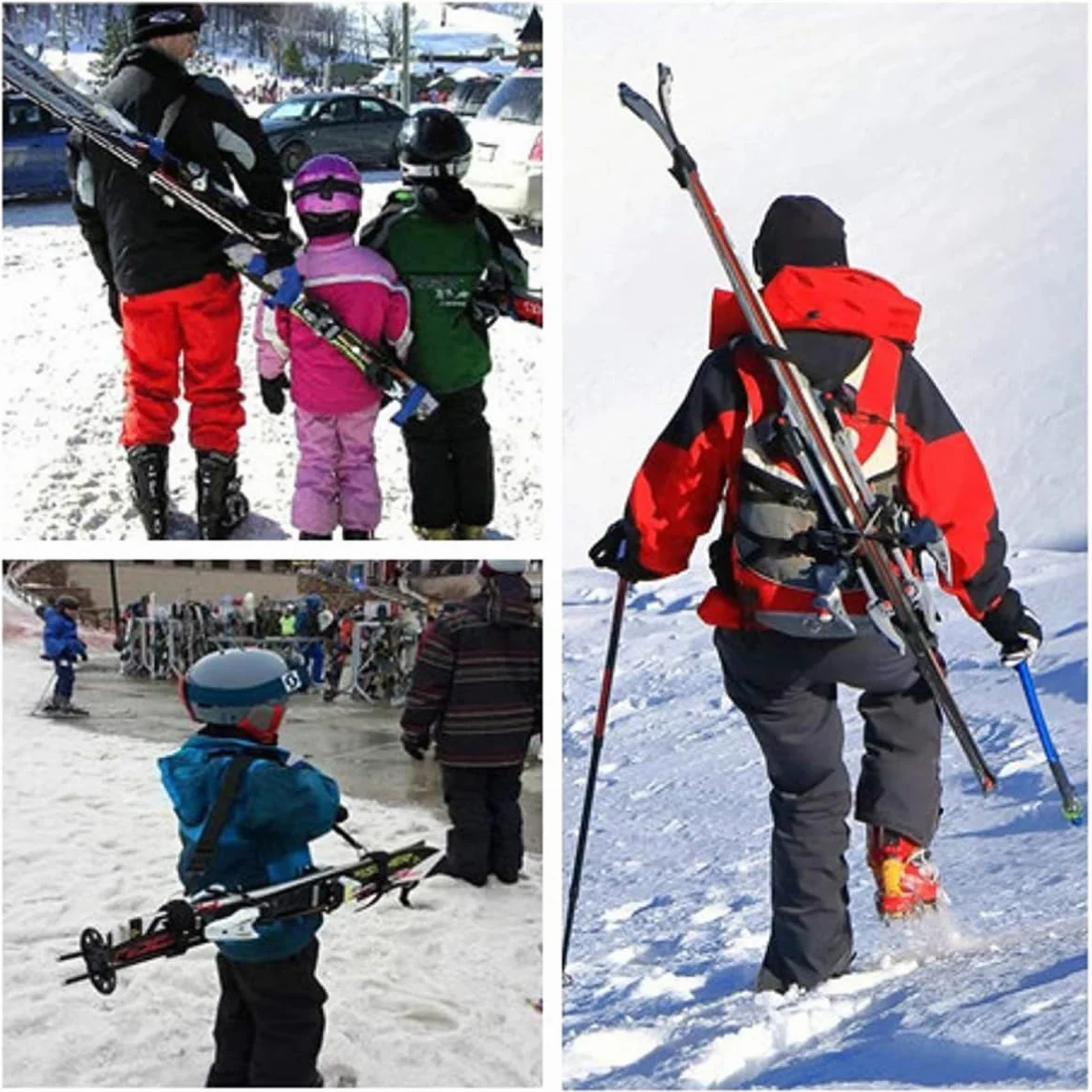 Sangles De Ski Skimate Bandoulière Réglable pour Planche à Neige Accessoires De Sport d'hiver Porte-Ski