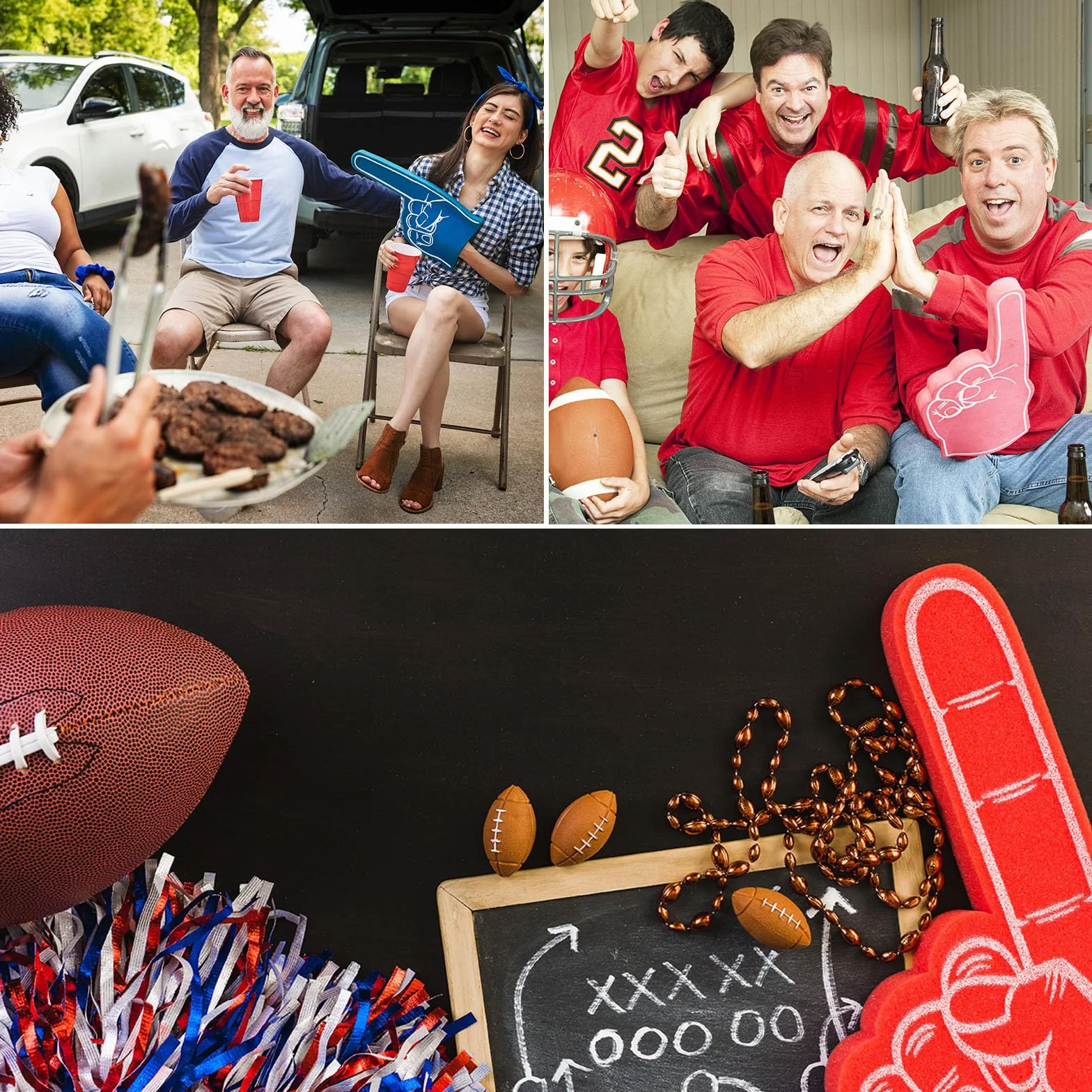 PATIKIL Doigt géant en mousse, main de pom-pom girl pour événements sportifs