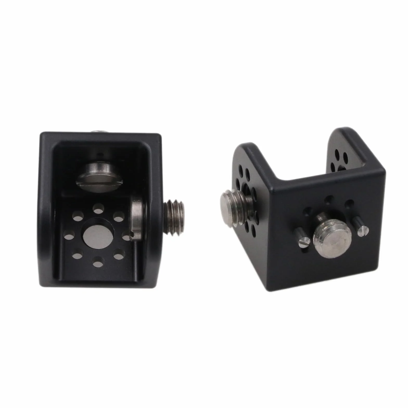 HangTon Bloc 3/8" Filetage Support Verrouillage Montage Adaptateur pour ARRI Sony RED Caméra Objectif Moteur Teradek Sans Fil Noir