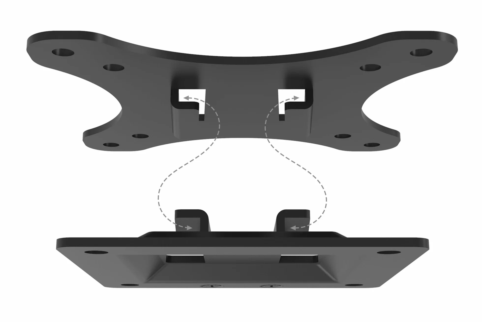 DIGITUS Support mural pour écran LCD / LED jusqu'à 81 cm (32 "), support de fixation, charge maximale de 18 kg, VESA max 100x100