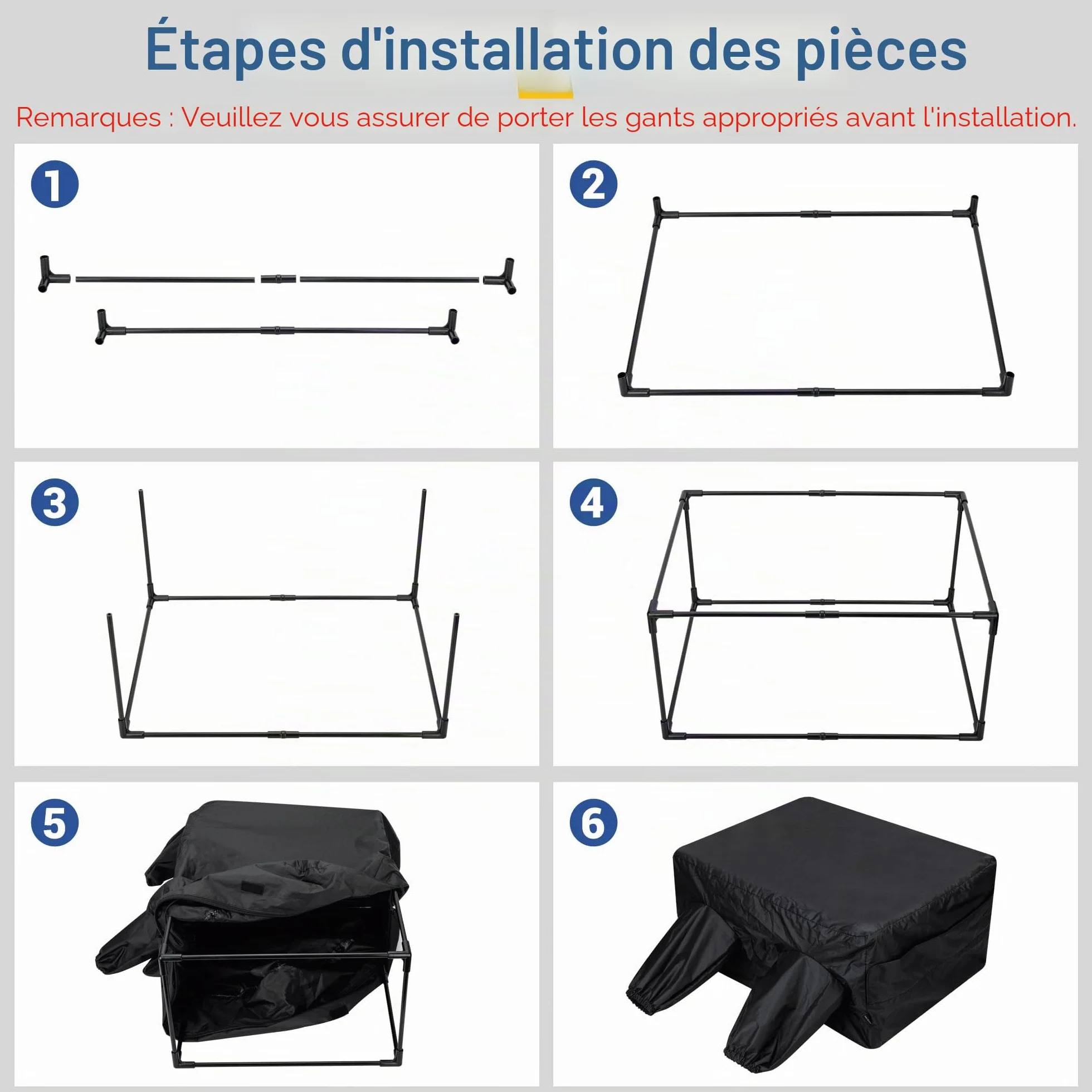 JJC Tente de Changement de Film pour Chambre Noire, Portable Film Développement Sac avec Double Couche Anti-Lumière Anti-Statique Tissu et Gants, Noir Blanc 35mm 120 Format Film Photographie Chambre
