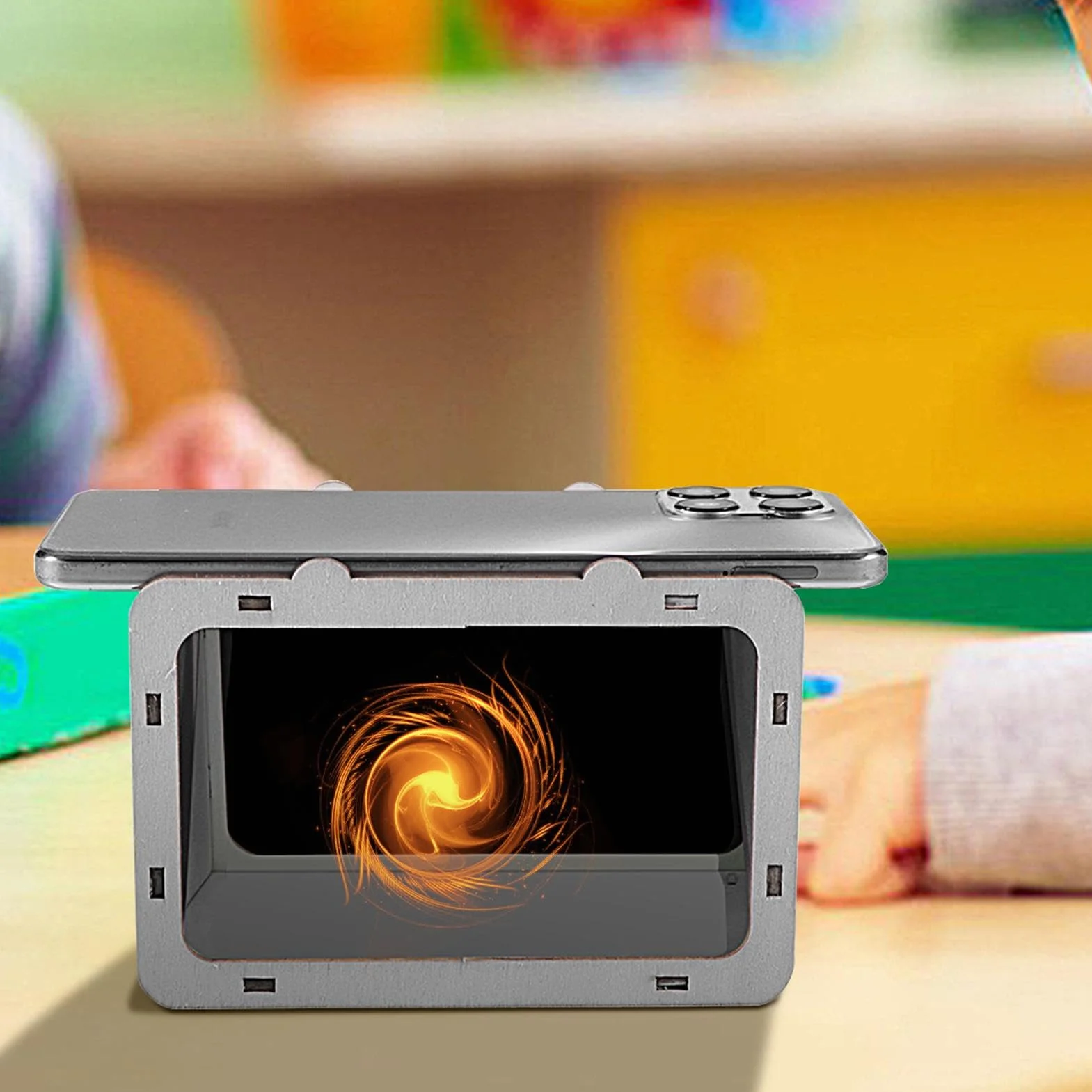 Projecteur Hologramme pour Smartphone, Home Cinéma, Support Hologramme