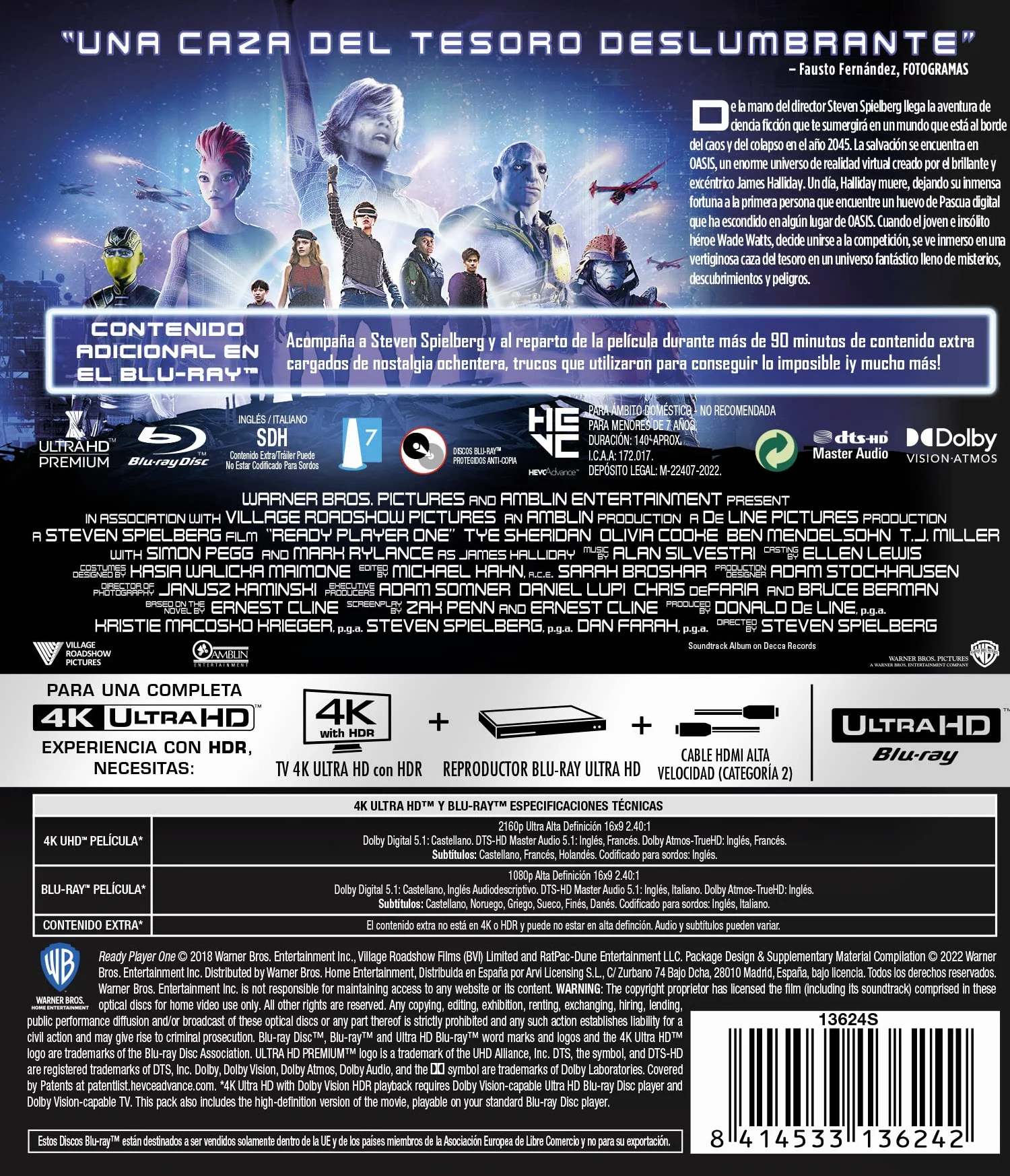 Ready player one (4K UHD + Blu-ray)