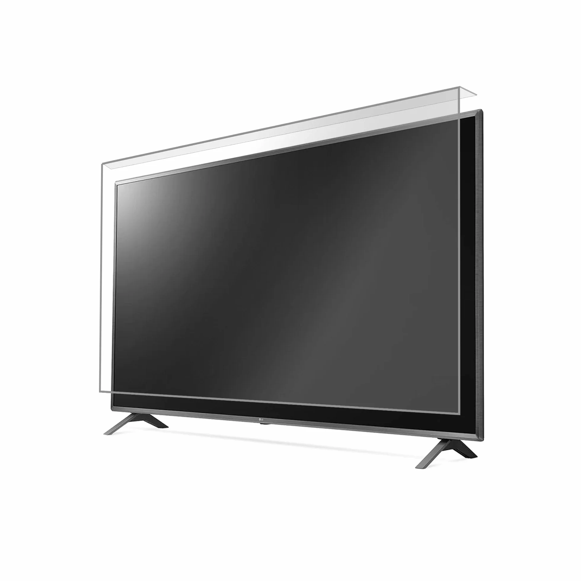 Protection d'écran pour Smart TV 65" anti-chocs transparente