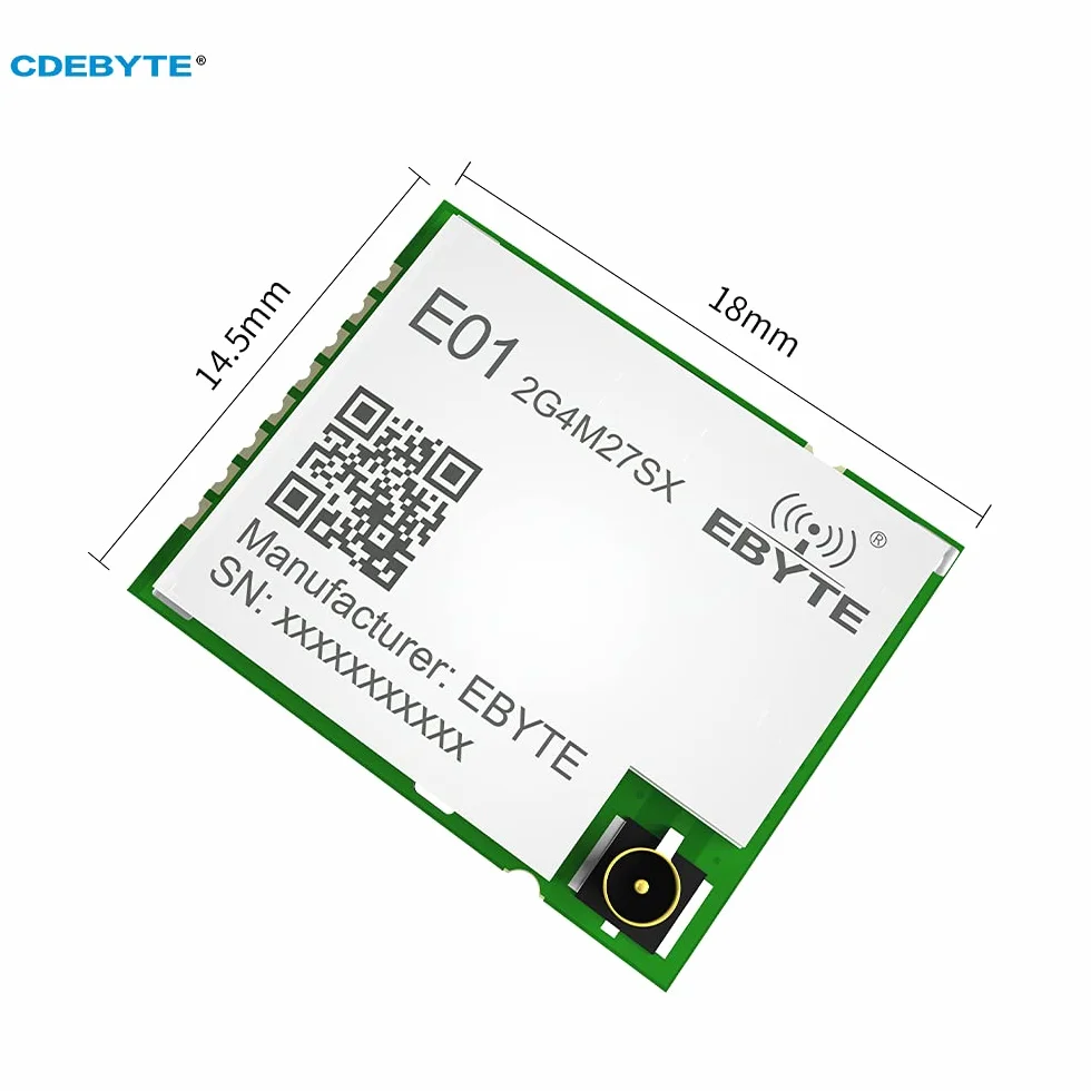 NRF24L01P Module sans fil 2,4 GHz 27 dBm E01-2G4M27SX Longue portée 4 km PA LNA RF émetteur-récepteur