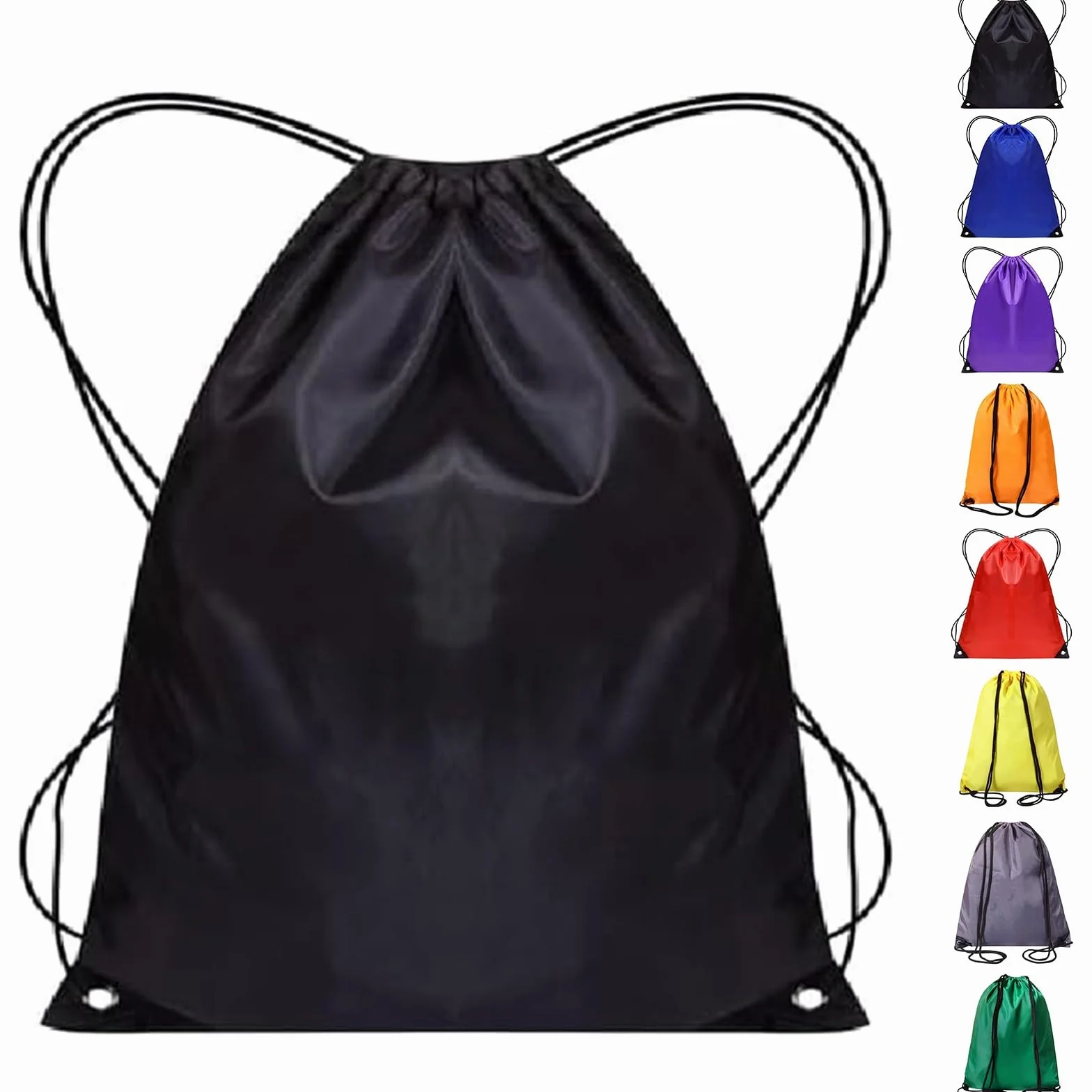 Sacs de sport avec cordon de serrage Lot de 2 en polyéthylène pour homme femme voyage plage