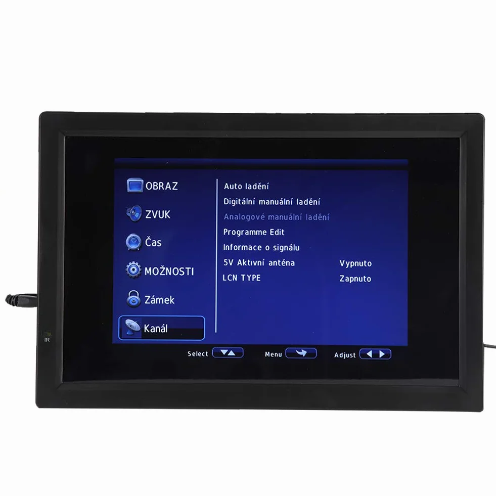 Portable Numérique 14 Pouces LED TV Rechargeable - Écran LCD, Enregistreur HD 1080P, Analogique/Numérique Avec Ports USB, HDMI, VGA