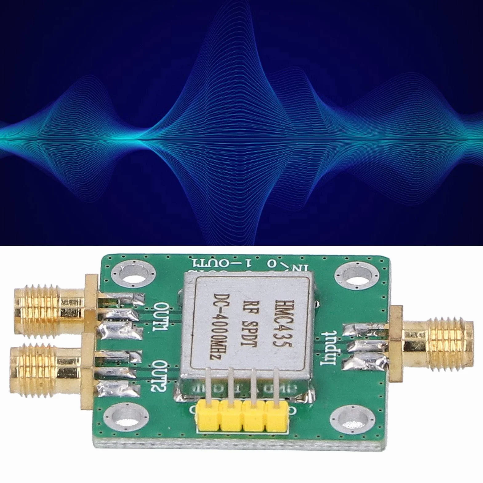 Source de signal RF, commutateur de module de générateur de signal portatif HMC435 F pour une dissipation thermique rapide