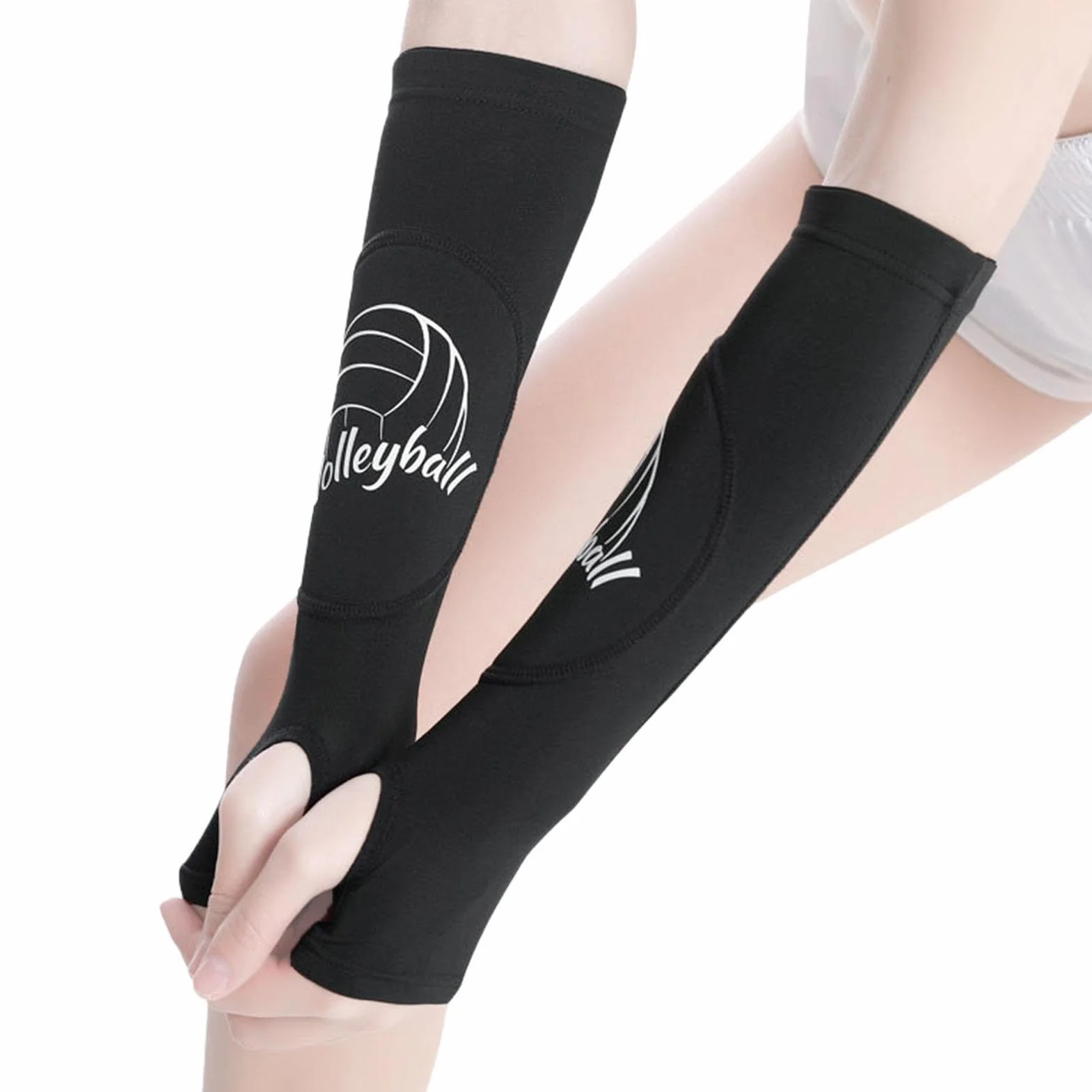 Protège-Bras Volley-Ball Manchons Compression pour Femmes Protection Coudes Bras