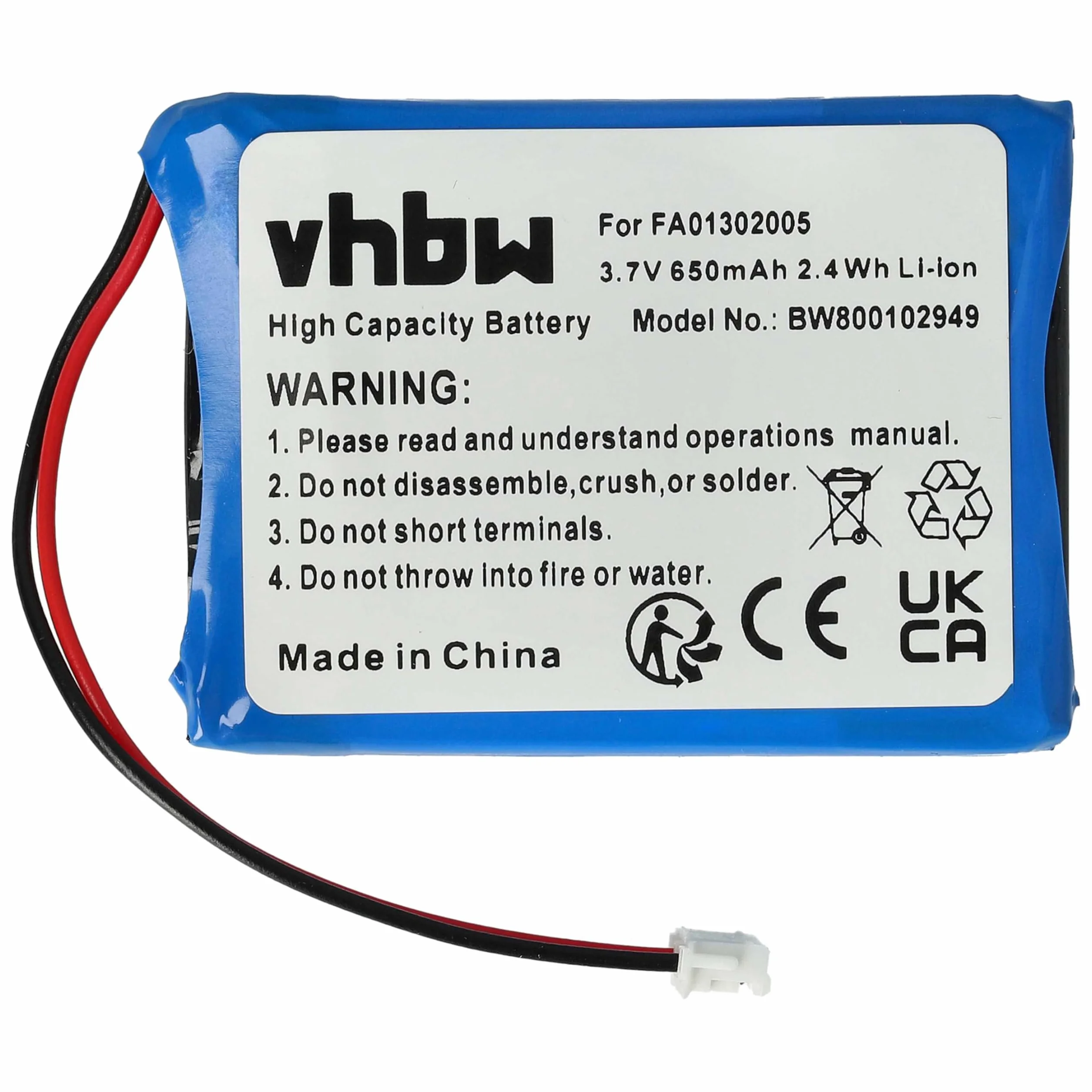 vhbw Batterie Remplacement pour Avaya 660177 1F pour téléphone Fixe sans Fil (650mAh, 3,7V, Li-ION)