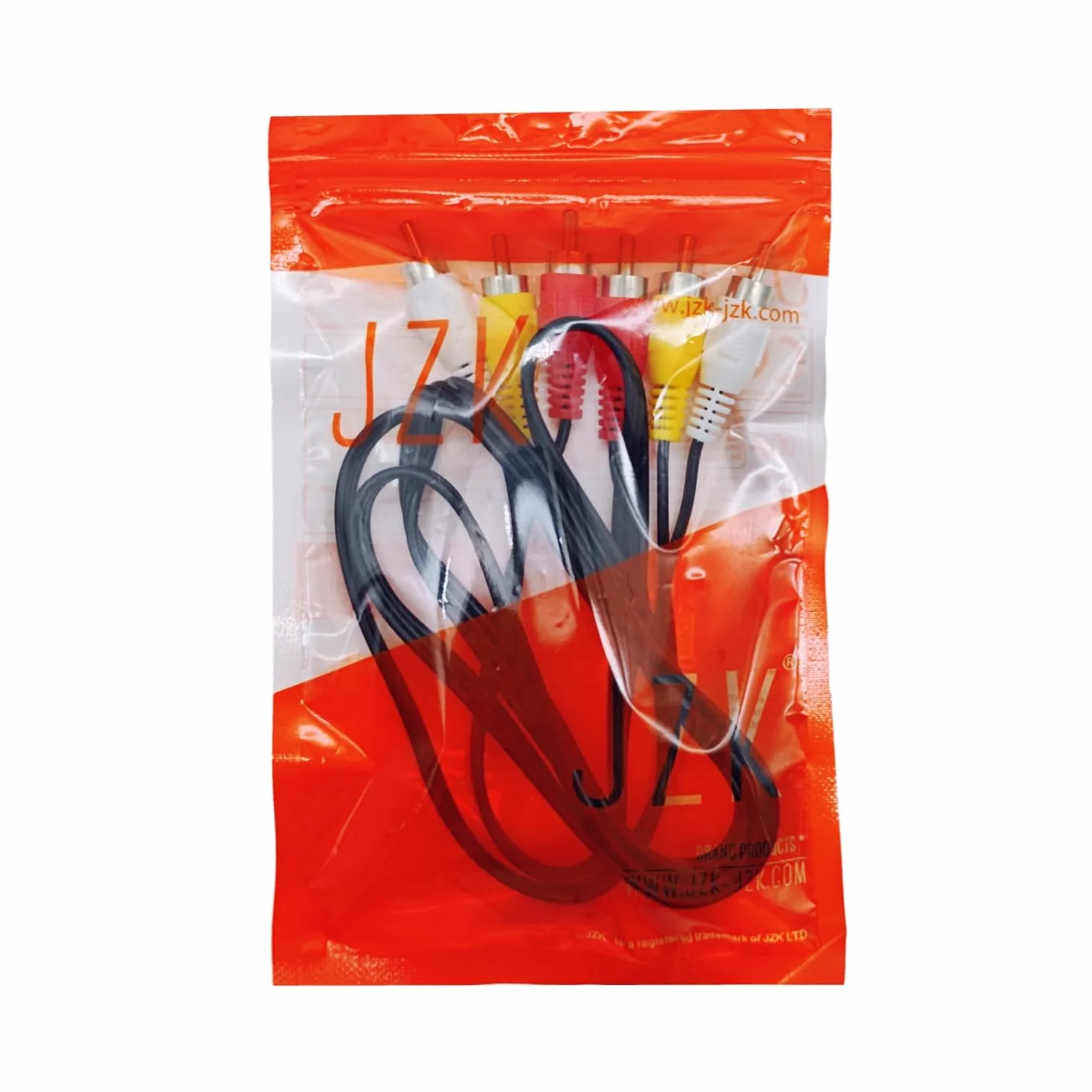 JZK 1,2 m Câble composite AV rouge jaune blanc 3 RCA mâle vers 3 RCA mâle, câble audio vidéo pour connecter un lecteur VHS/vidéo/DVD au téléviseur