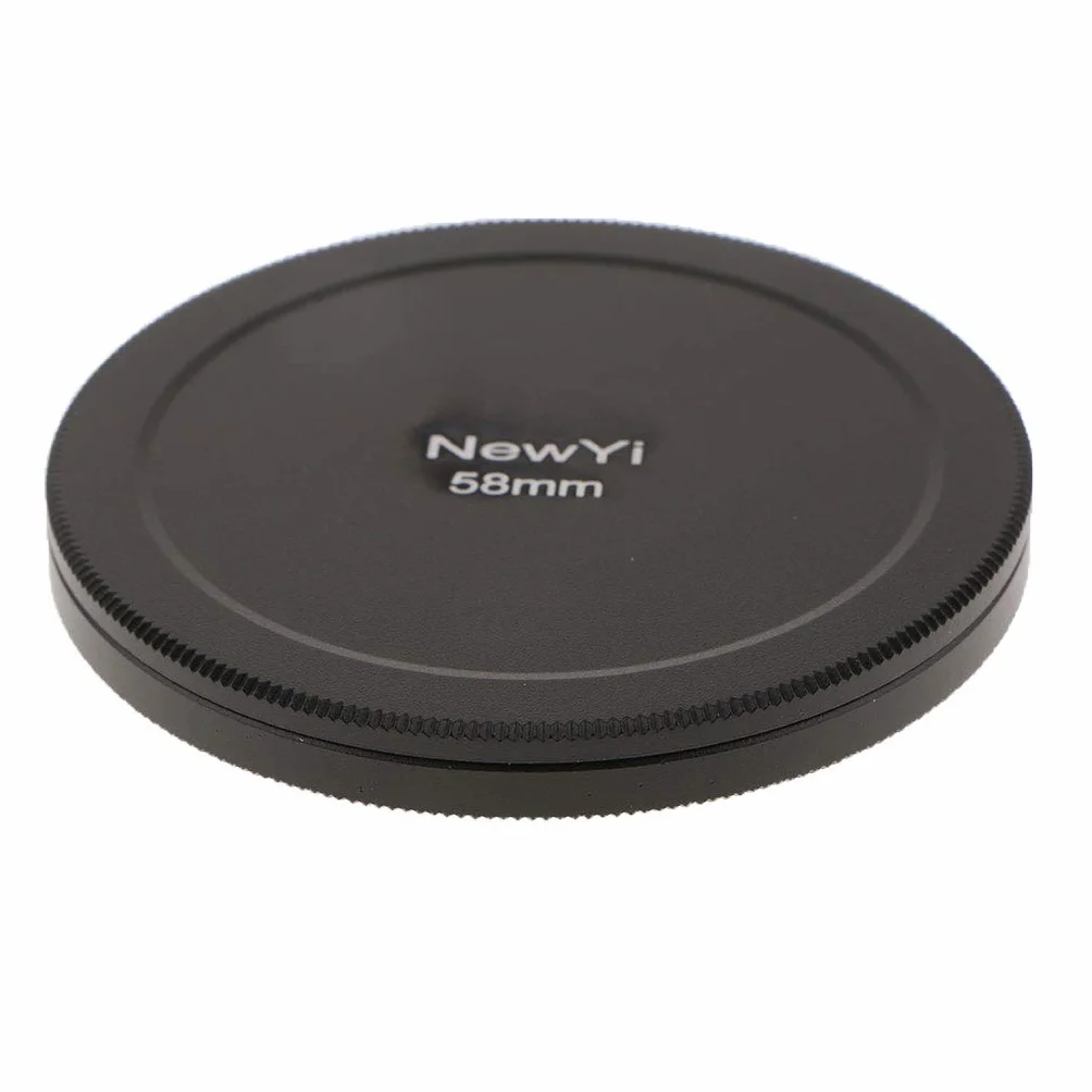 Sourcingmap Étui de protection en métal pour filtre d'objectif d'appareil photo Noir 58 mm