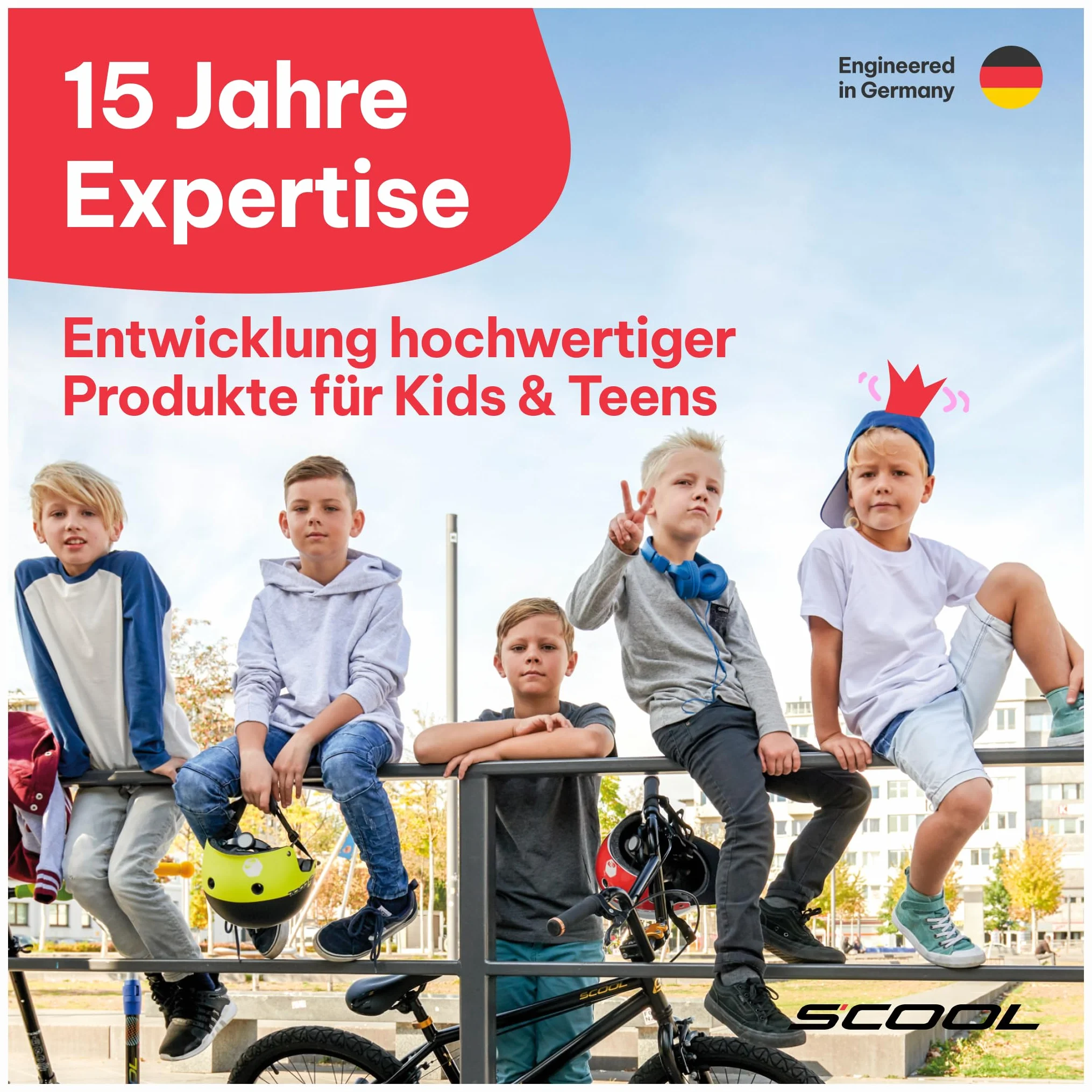 S'COOL XXlite 16/18" vélo enfant 1 vitesse 4-7 ans 100-120 cm